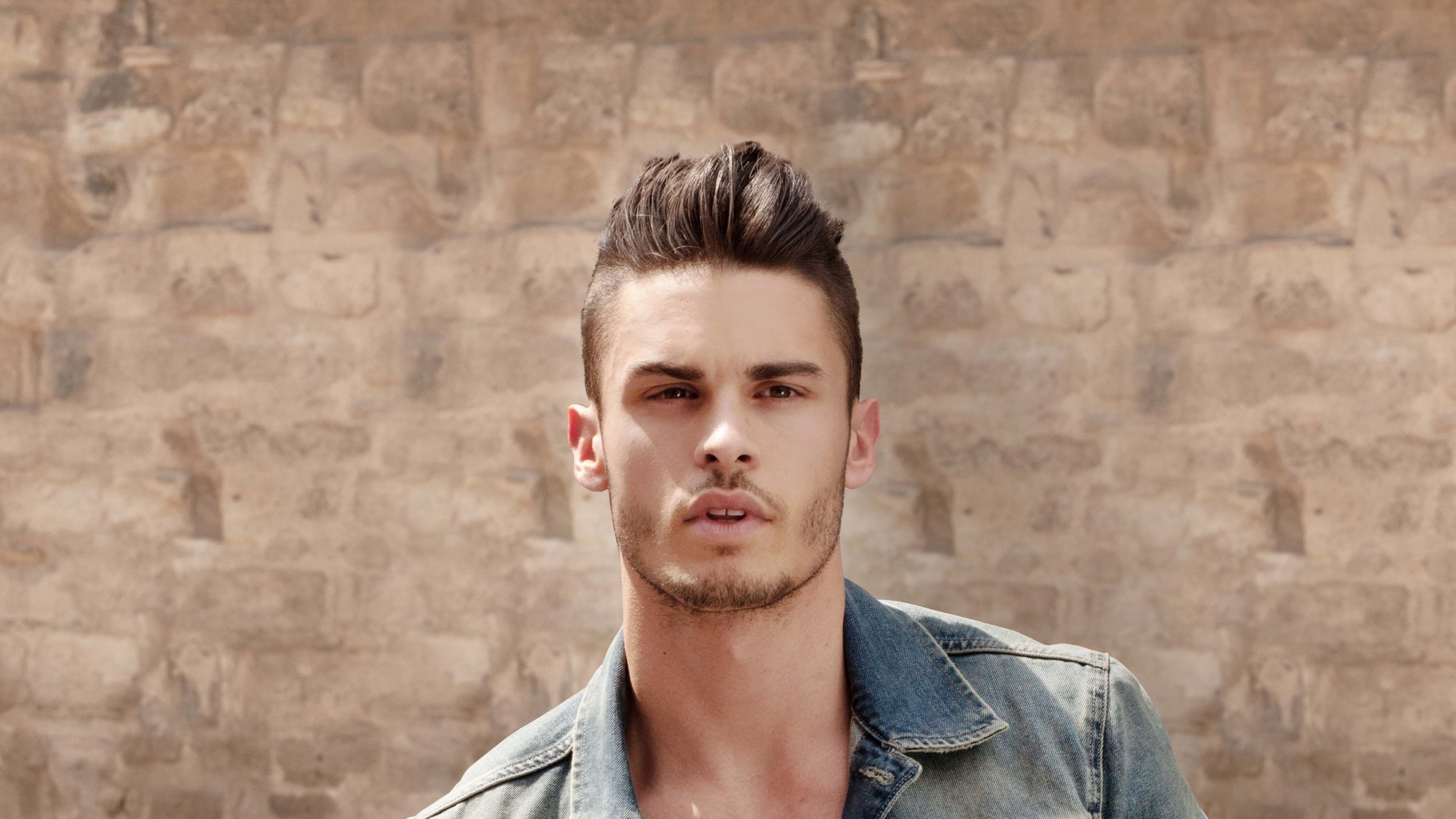 singer, model, Chanel, Fendi, Baptiste Giabiconi, Top Fashion Models 2015, Karl Lagerfeld, 4K, HD Wallpaper