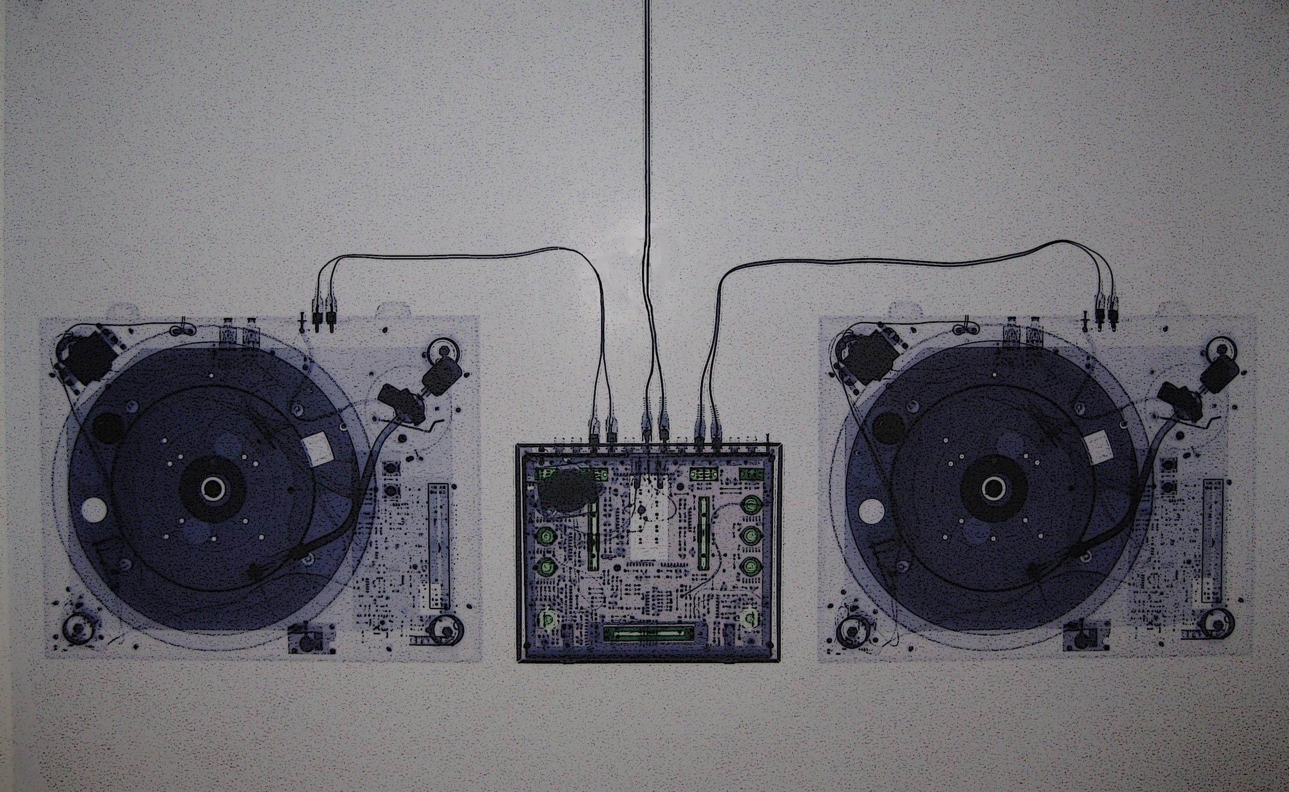 audio equipment, equipment, high angle view, directly above, white, Translucent, retro styled, arts culture and entertainment, photos, record, Console, HD Wallpaper