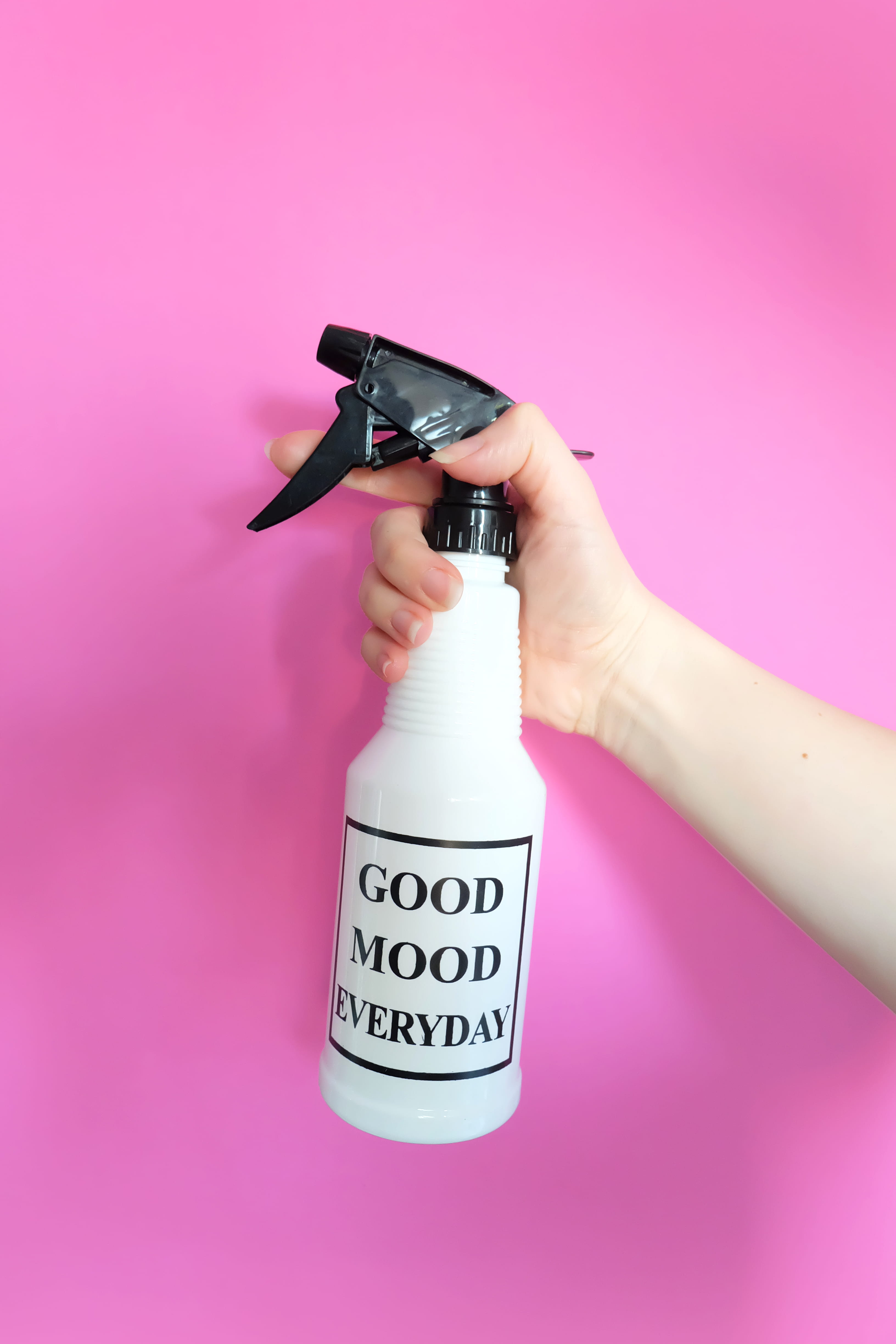 pink background, hand, human limb, gun, inspirational, human, cleaning, tin, 4K, women, weapon, minimalism, aluminium, studio shot, pink color, text, minimal, Phone HD Wallpaper