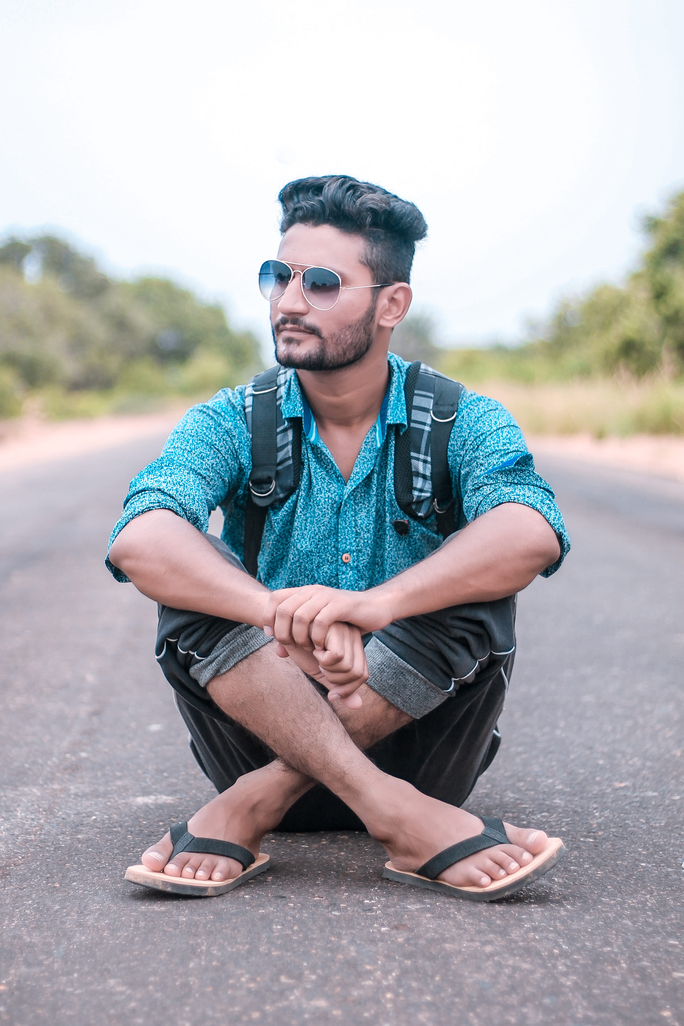 glasses, 4K, one person, wear, young adult, handsome, front view, sunglasses, male, outdoors, trendy, casual, looking, pose, lifestyles, model, men, road, Phone HD Wallpaper