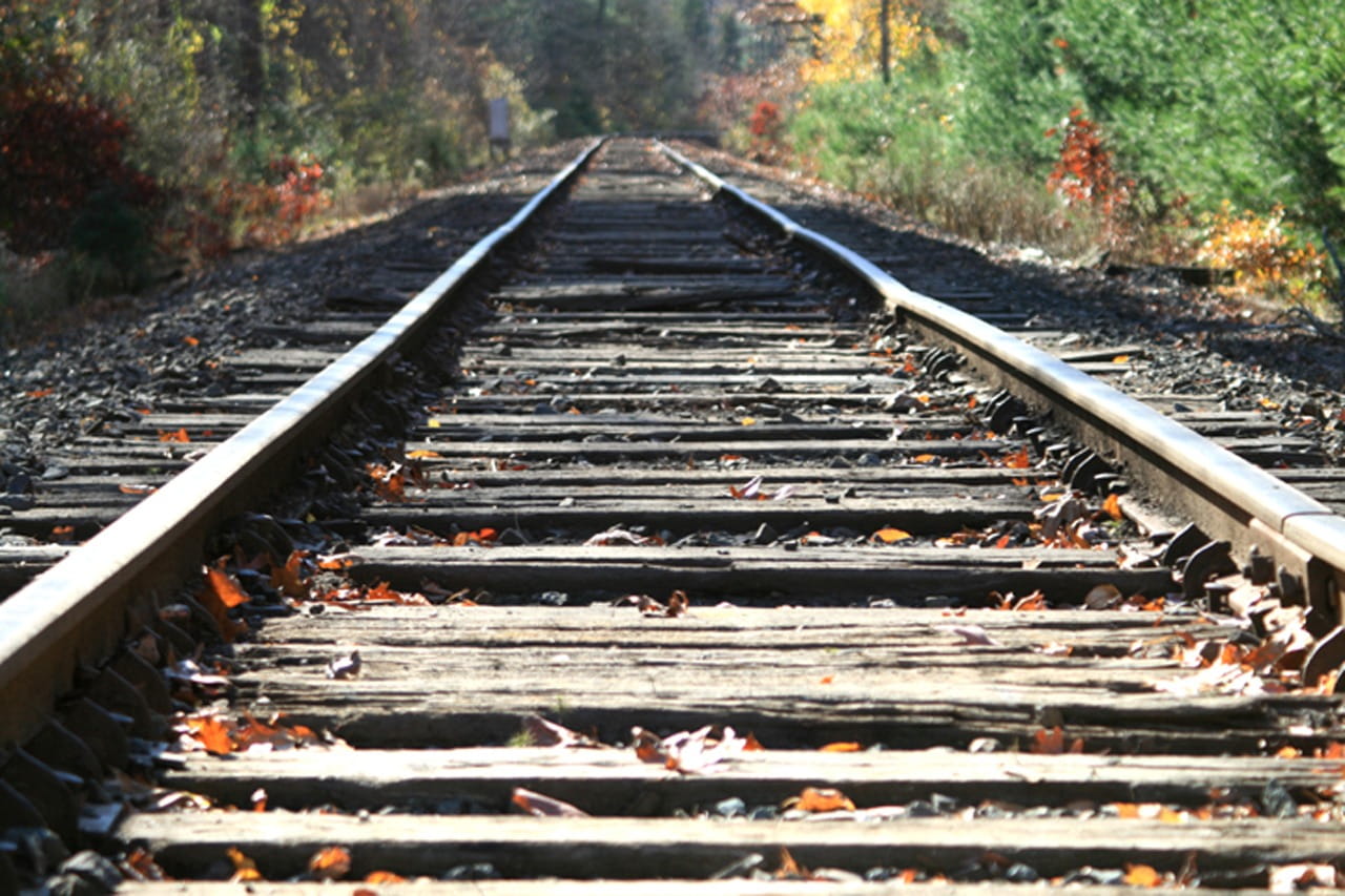 nature, long, railroad Track, the way forward, journey, parallel, motion, perspective, diminishing perspective, steel, tree, direction, outdoors, transit, HD Wallpaper