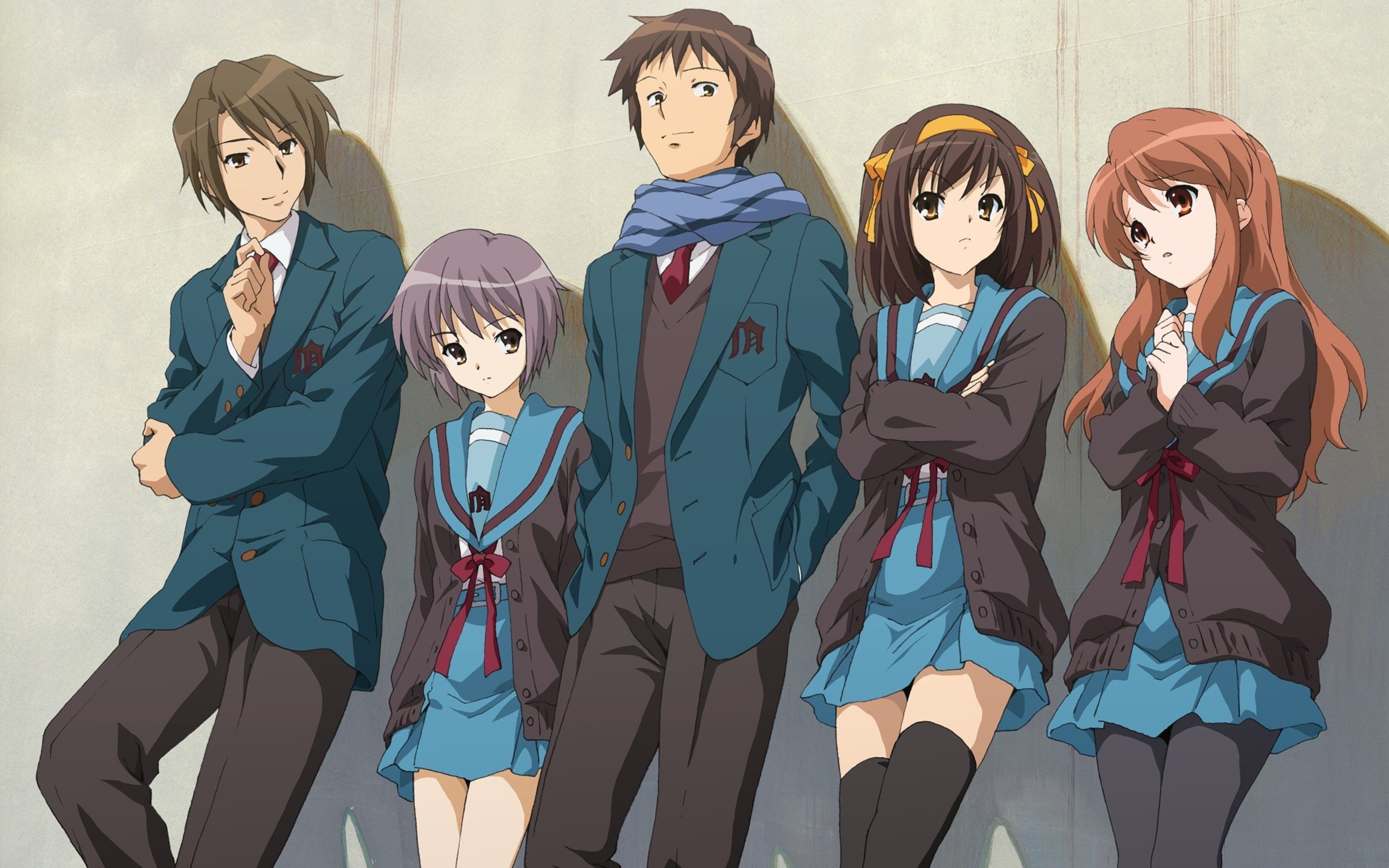 Suzumiya Haruhi, 4K, HD Wallpaper