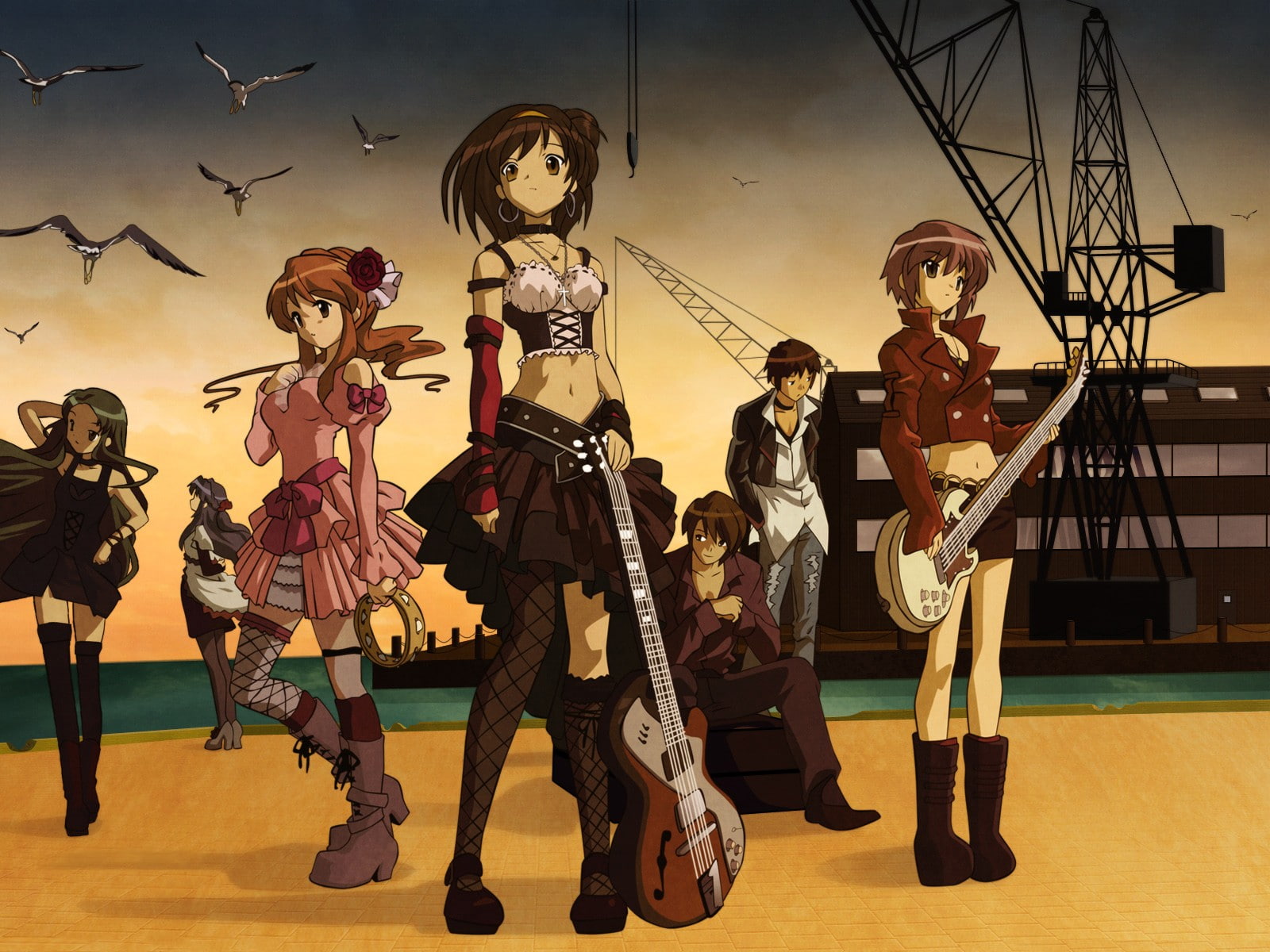 720P, Suzumiya Haruhi no Yuutsu, The Melancholy of Haruhi Suzumiya, HD Wallpaper