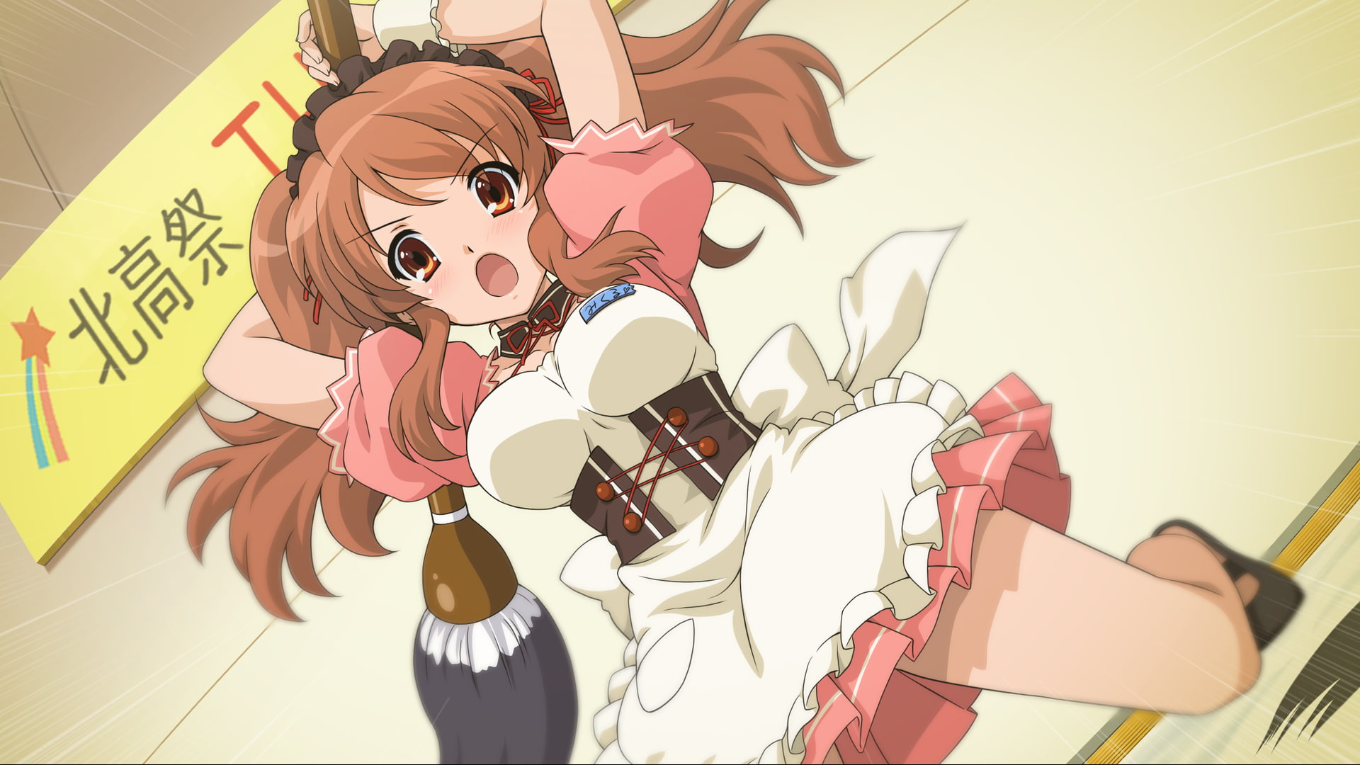 The Melancholy of Haruhi Suzumiya, 1080P, Asahina Mikuru, anime girls, HD Wallpaper