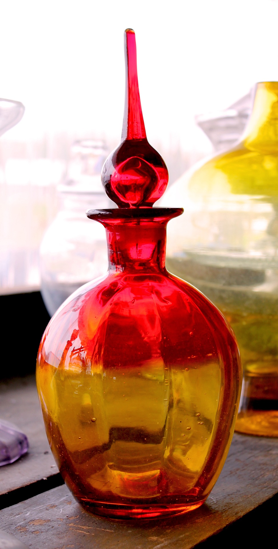 table, transparent, stained, food and drink, ornate, food, elegant, no people, top, glass, glass - material, focus on foreground, 1080P, vintage, yellow, Phone HD Wallpaper