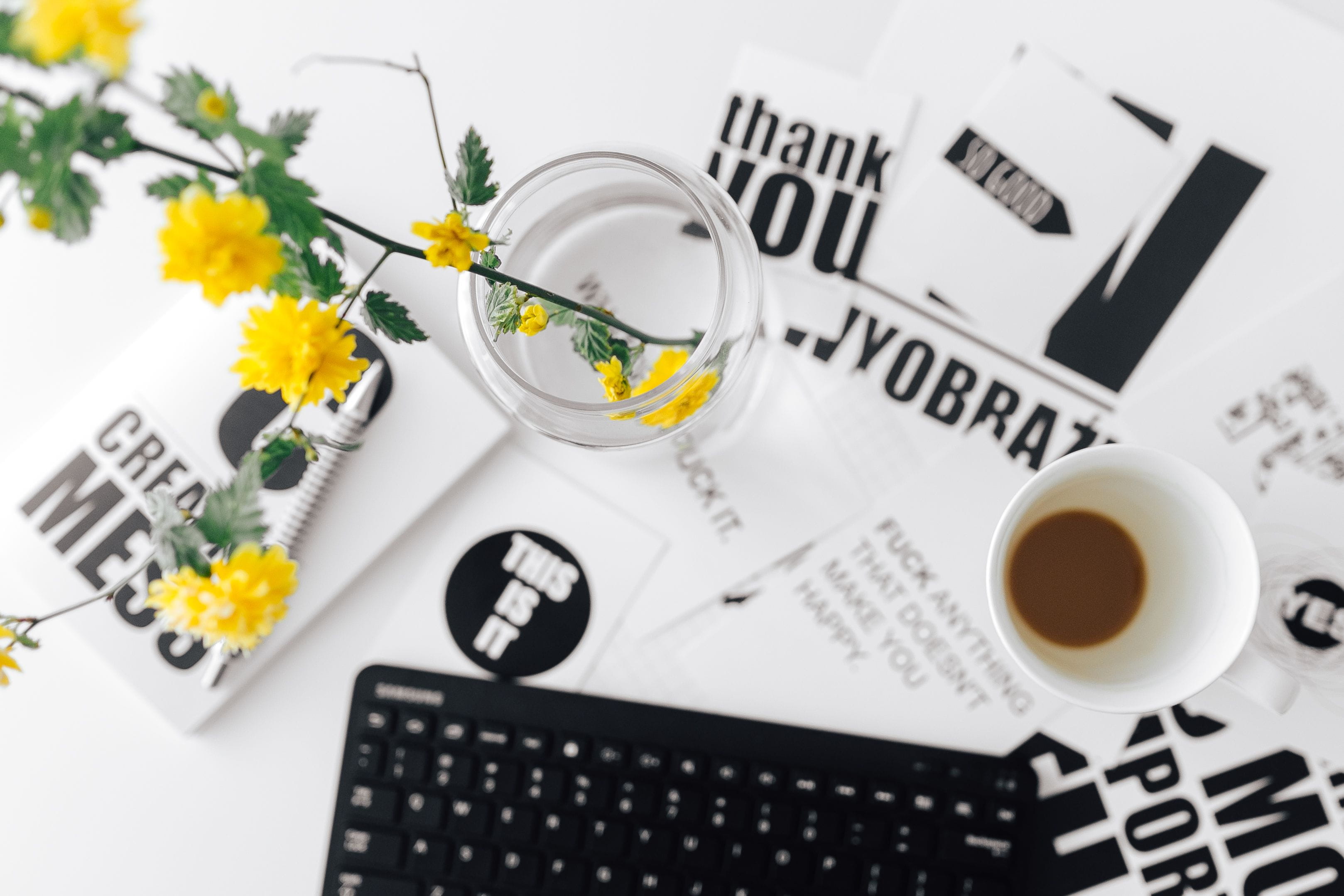 medicine, small group of objects, furniture, table, mug, food and drink, no people, minimal, writing, indoors, workplace, drink, hands, flower arrangement, HD Wallpaper