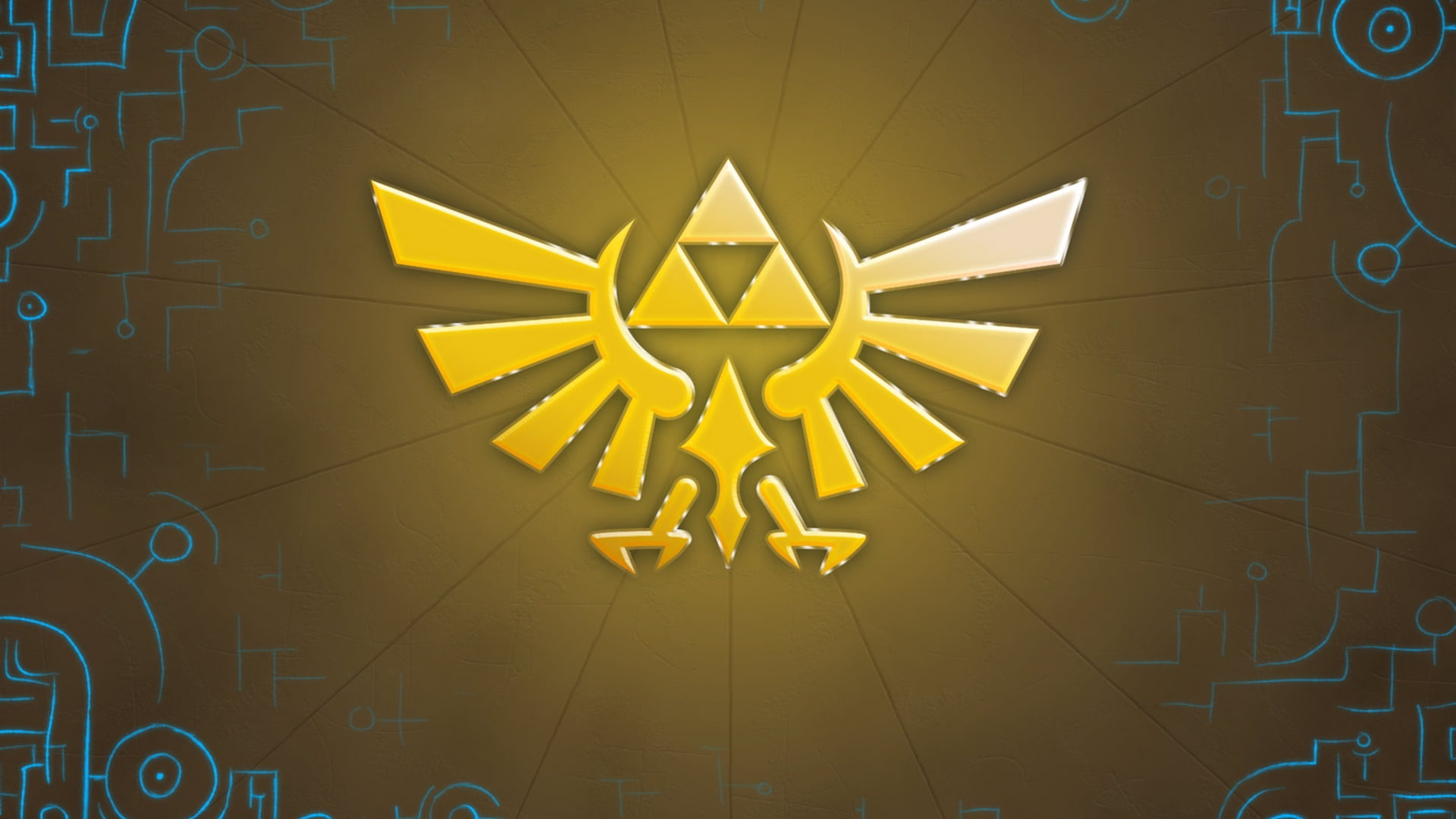 1080P, games, zelda, video, Triforce, legend, Hyrule, art, x, hd, HD Wallpaper