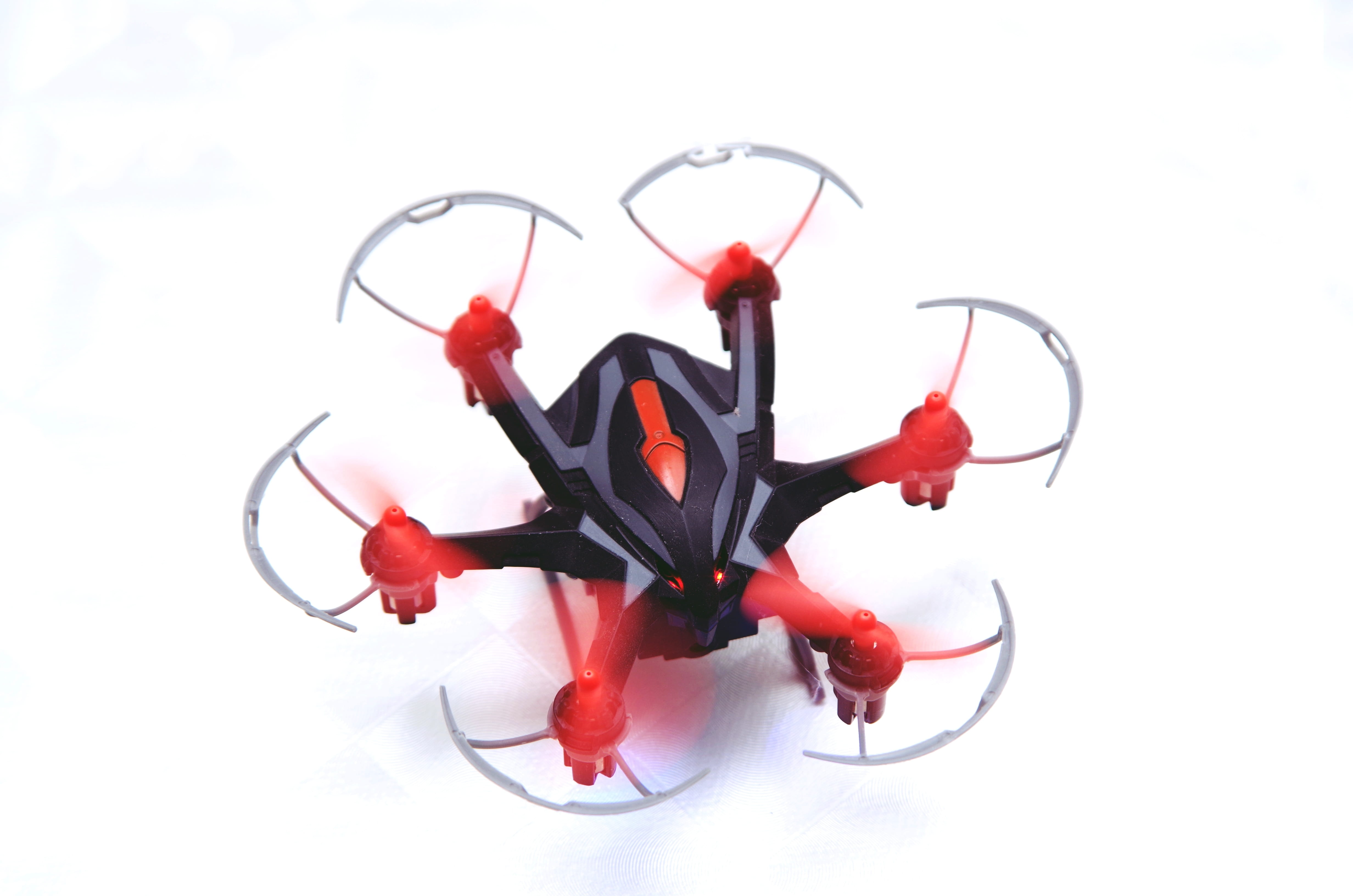 drone, single object, cut out, aircraft, indoors, clouds, representation, quadrocopter, propeller, electronics, still life, man made object, studio shot, HD Wallpaper