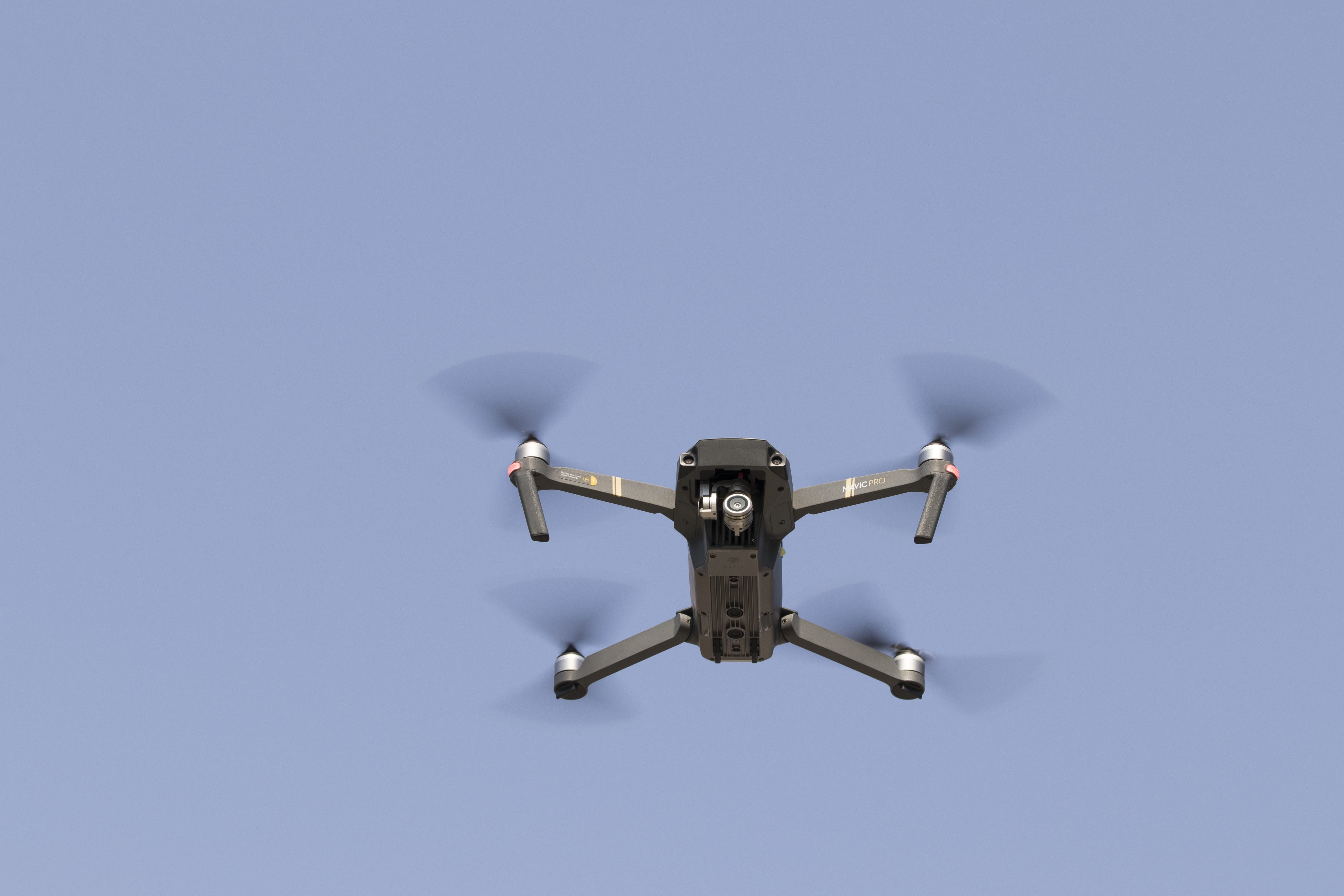 i, blue, directly below, sky, low angle view, clear sky, nature, quadrocopter, military, the drones, motion, helicopter, toy, airplane, day, 5K, transportation, HD Wallpaper