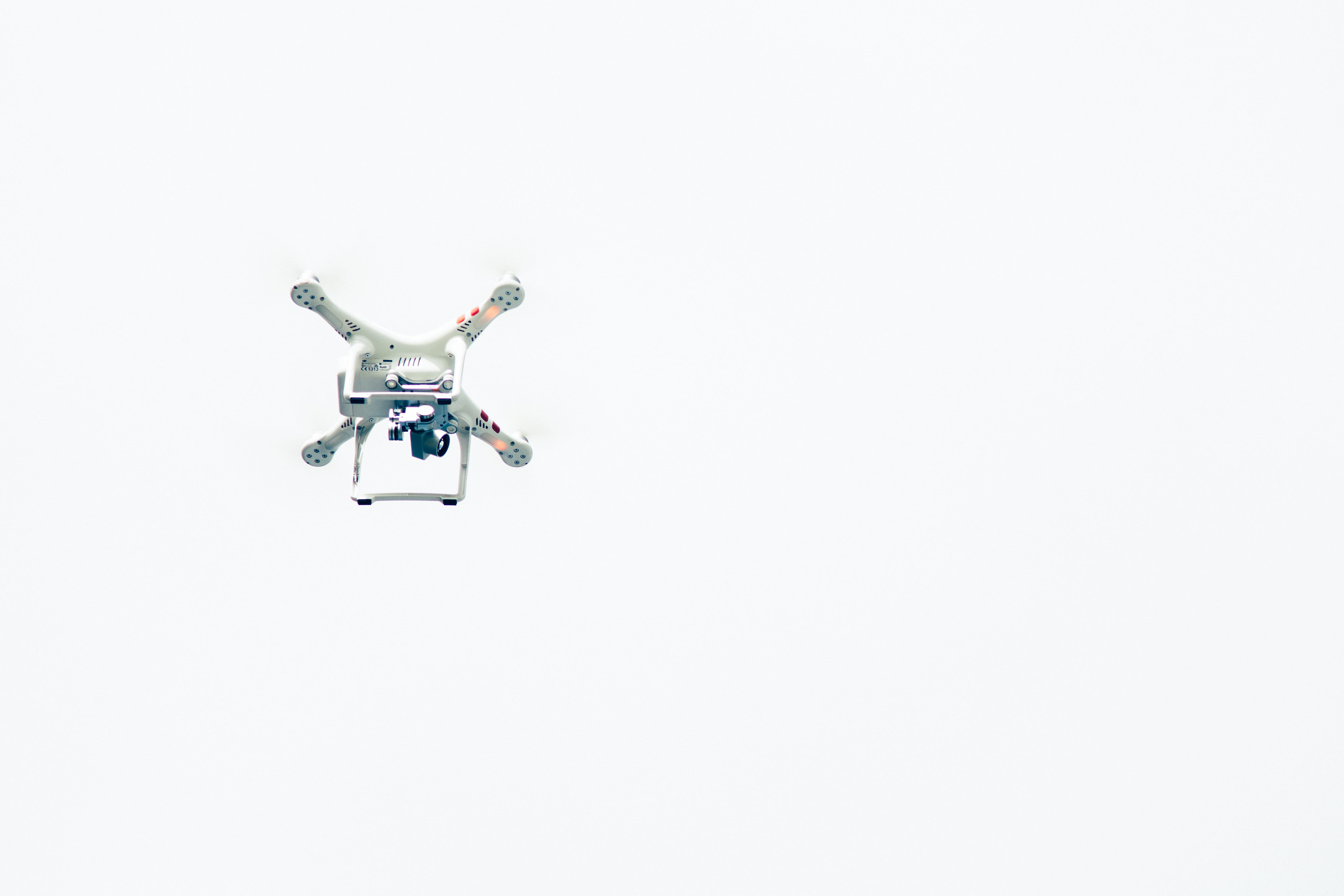 camera - photographic equipment, connection, multicopter, airplane, air, mid-air, remote Controlled Toy, 5K, no people, white, air Vehicle, copy space, HD Wallpaper