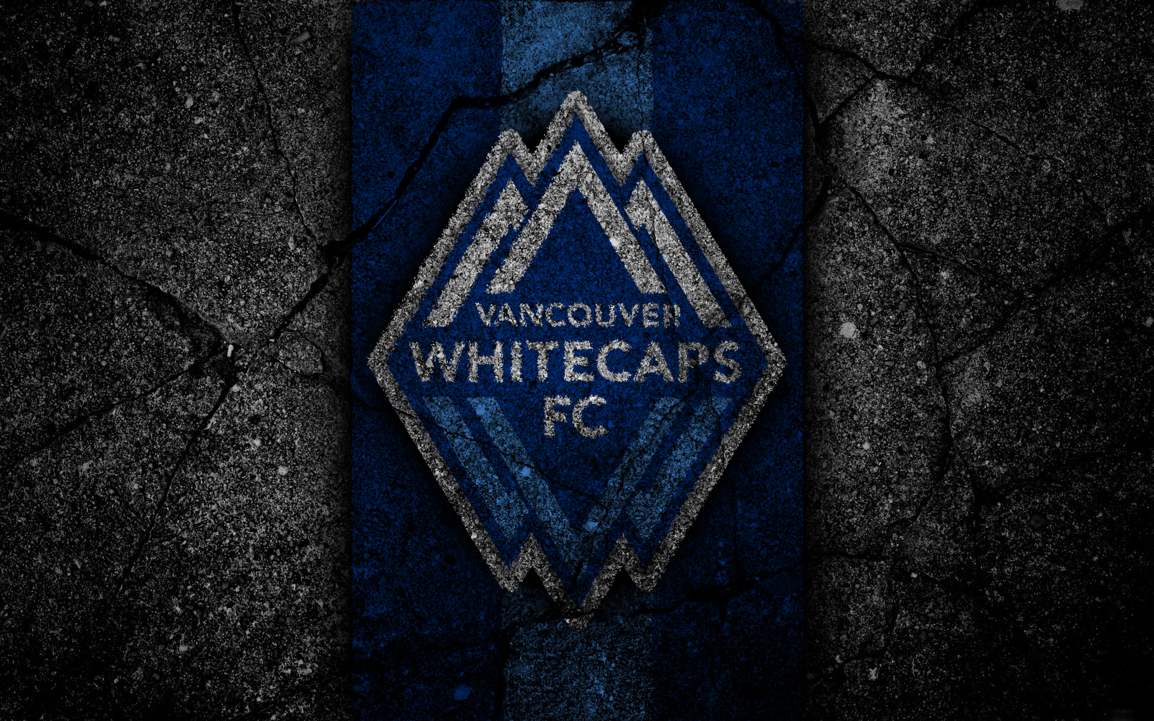 Emblem, Logo, Soccer, Vancouver Whitecaps FC, 4K, MLS, HD Wallpaper