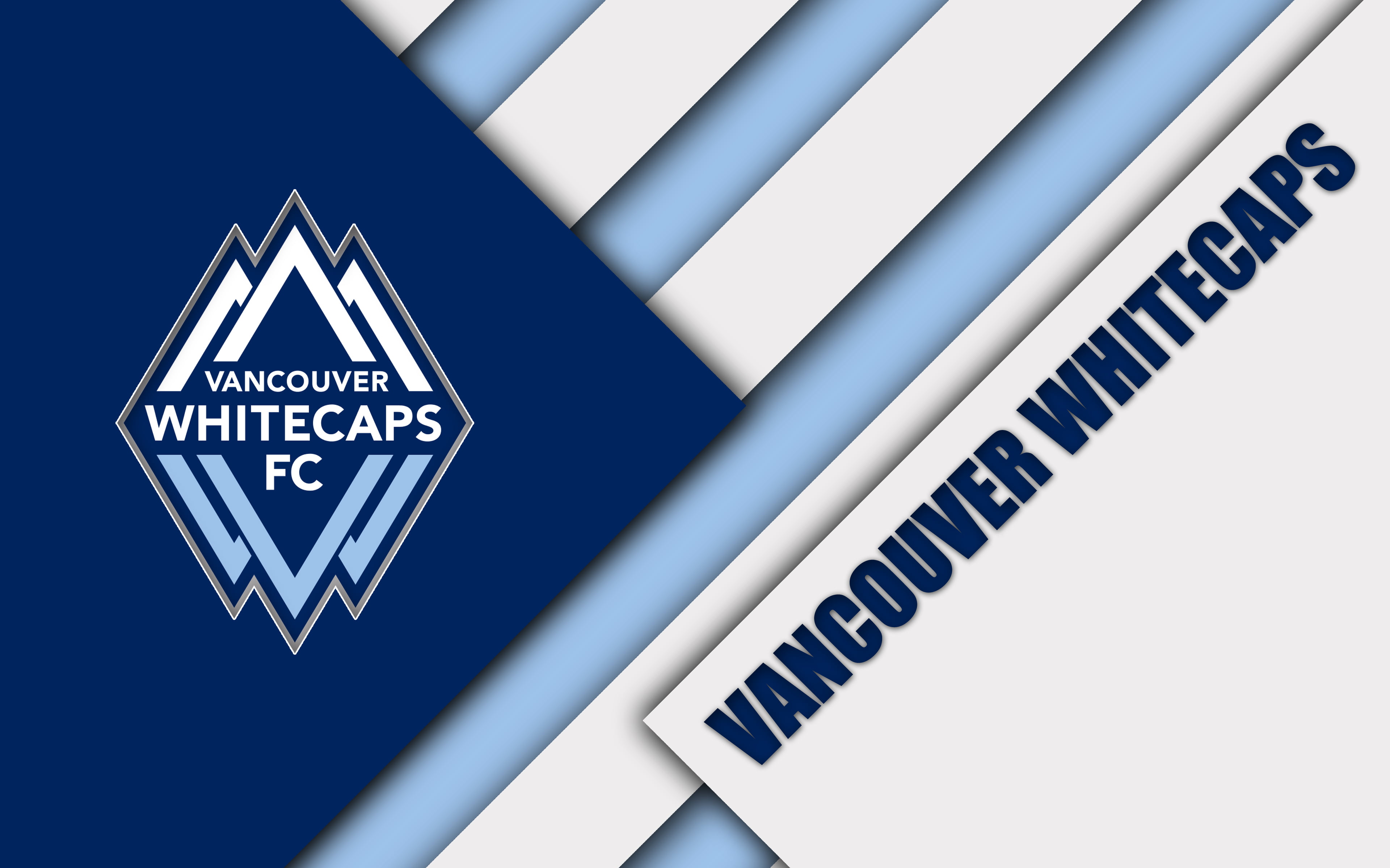 Emblem, Logo, Soccer, MLS, Vancouver Whitecaps FC, 4K, HD Wallpaper