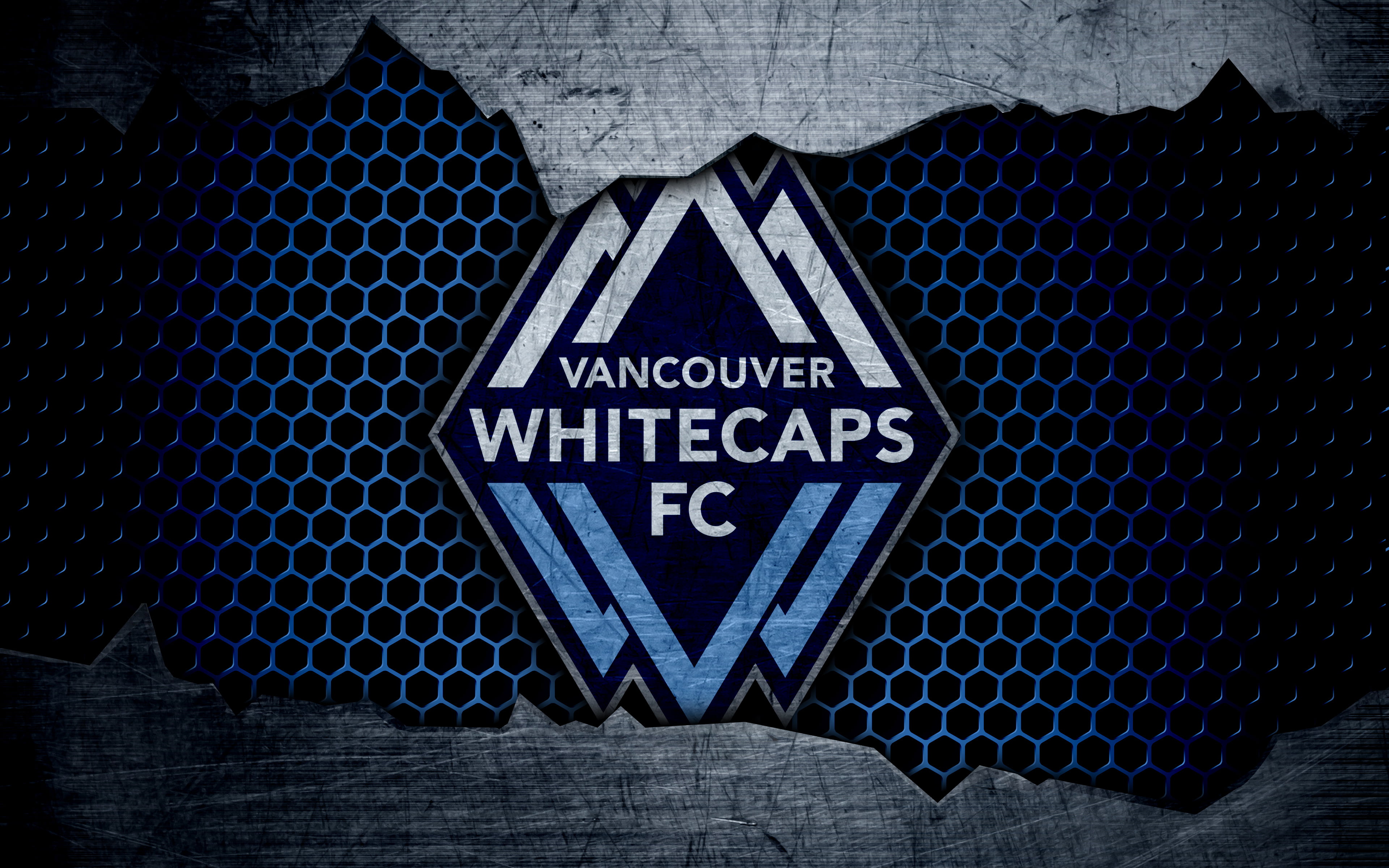 Emblem, Logo, MLS, Vancouver Whitecaps FC, Soccer, 4K, HD Wallpaper