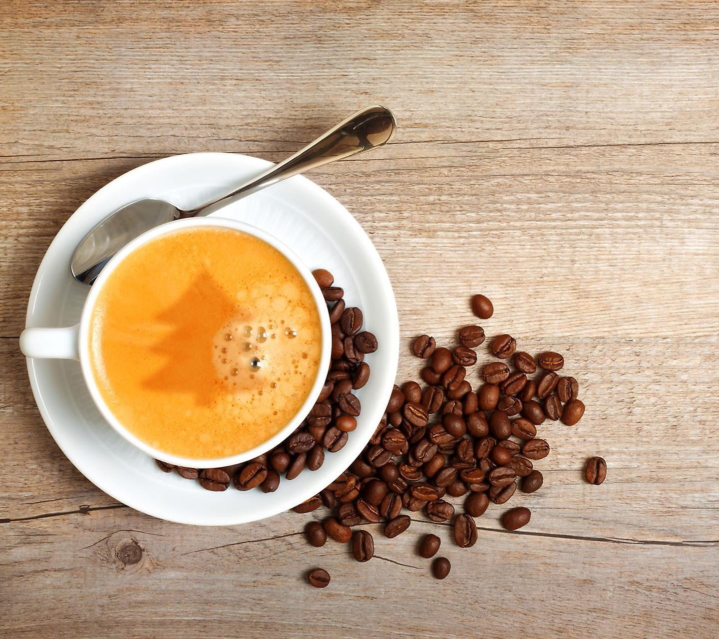 no people, directly above, eating utensil, coffee, bowl, ceramic, roasted coffee bean, drink, crockery, 720P, coffee cup, frothy drink, love, coffee - drink, HD Wallpaper