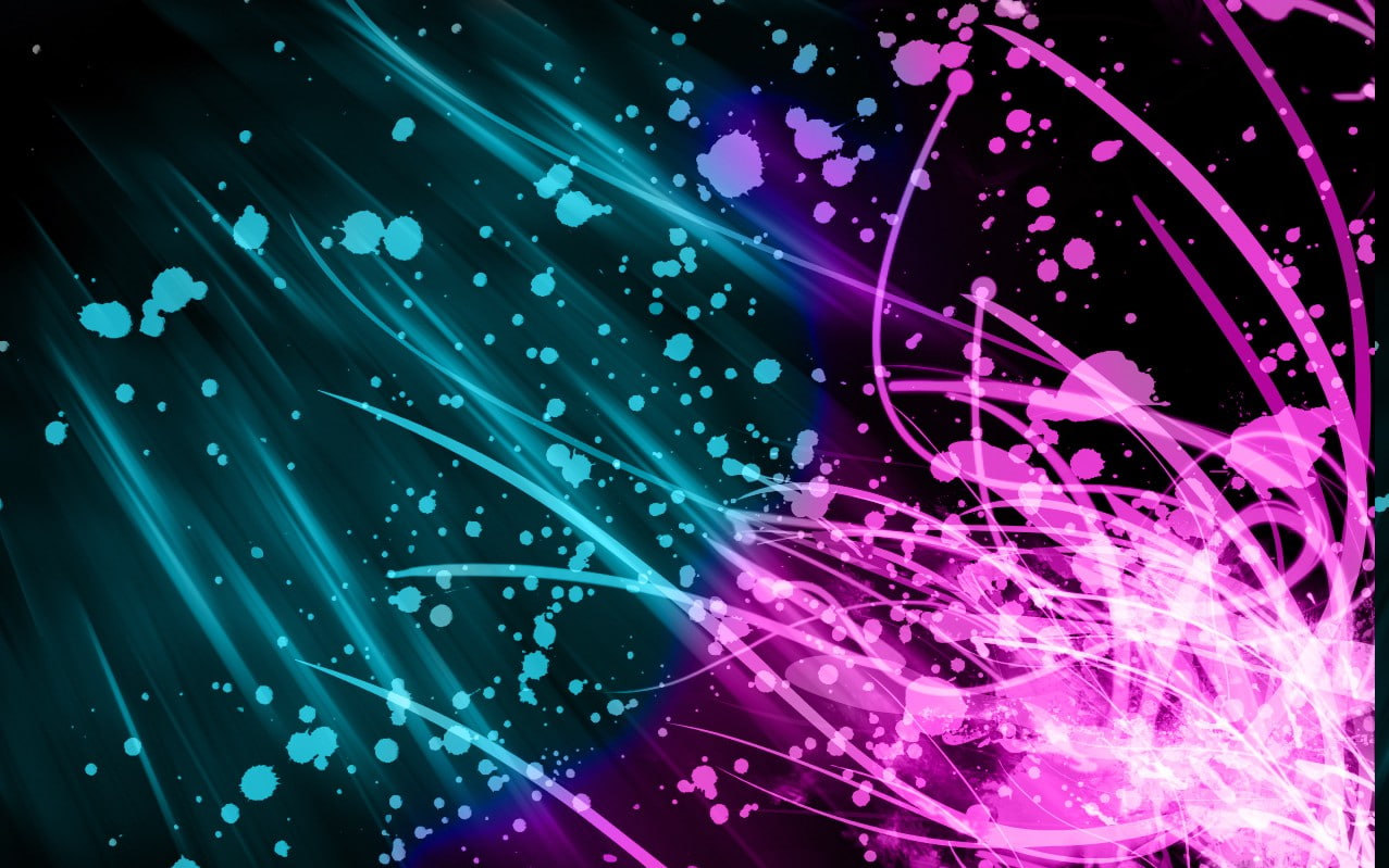 multi colored, technology, night, pink color, 480P, shape, data, Paint Splatter, art and craft, backgrounds, water, lighting equipment, light - natural phenomenon, HD Wallpaper