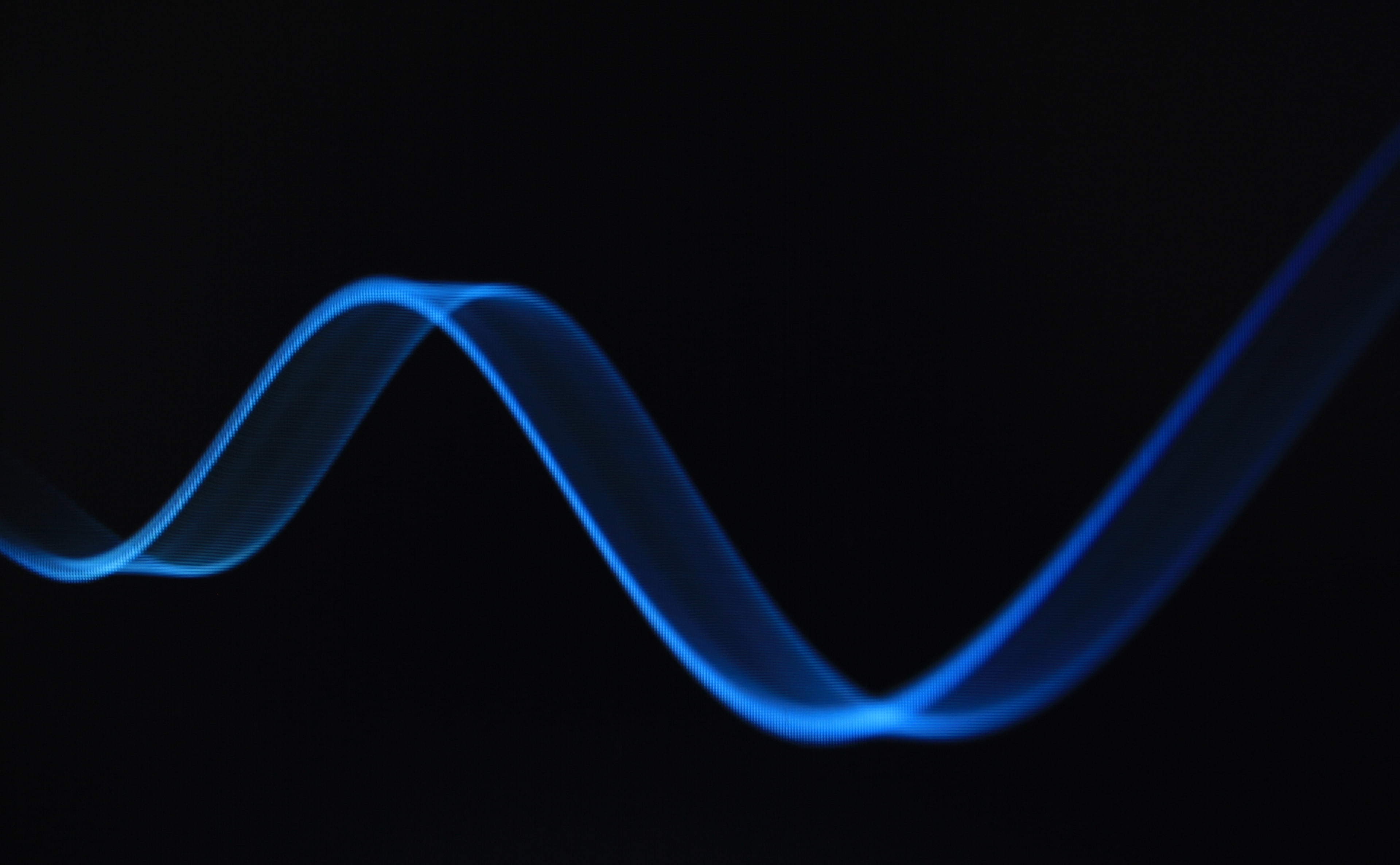 water, line, Wave, simplicity, motion, black background, no people, studio shot, shape, Abstract, curved, close-up, long exposure, 4K, illuminated, creativity, HD Wallpaper