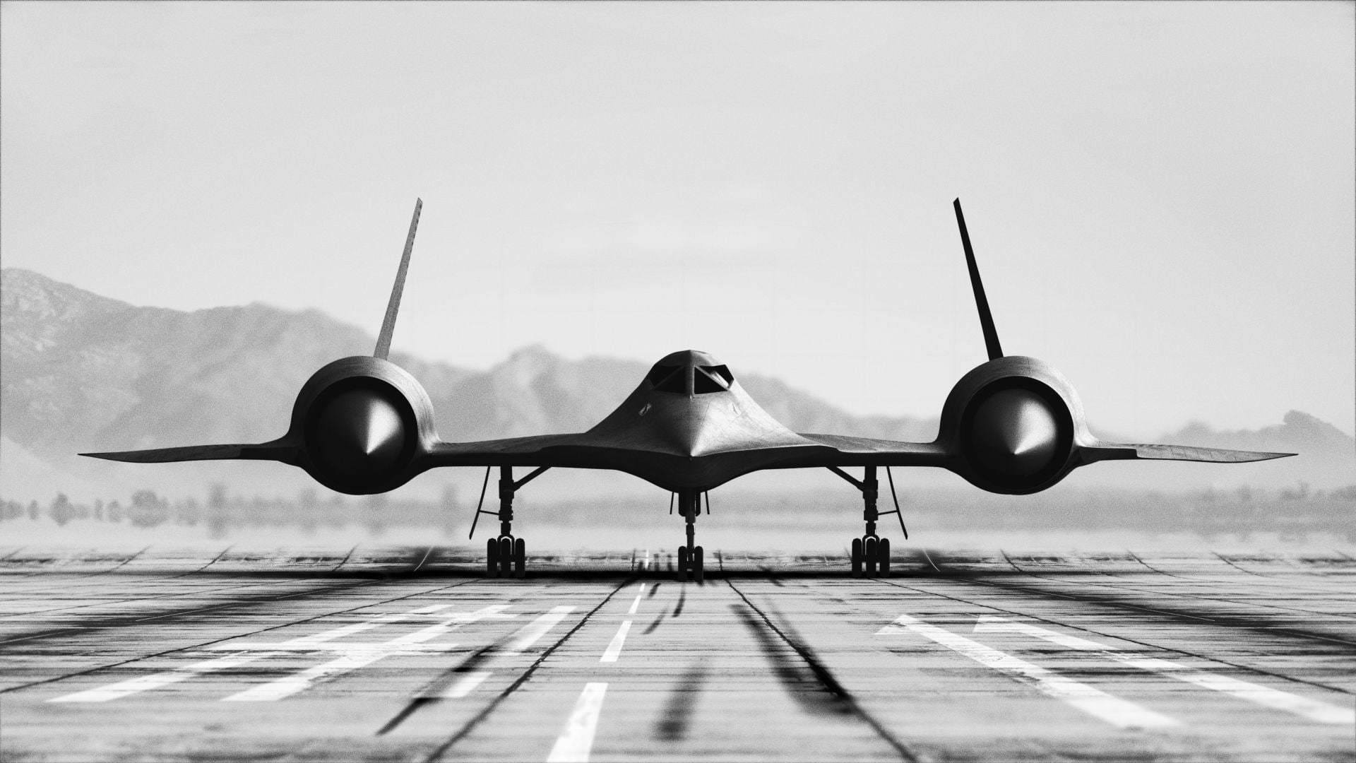 Lockheed SR 71 Blackbird, airplane, military, 1080P, HD Wallpaper