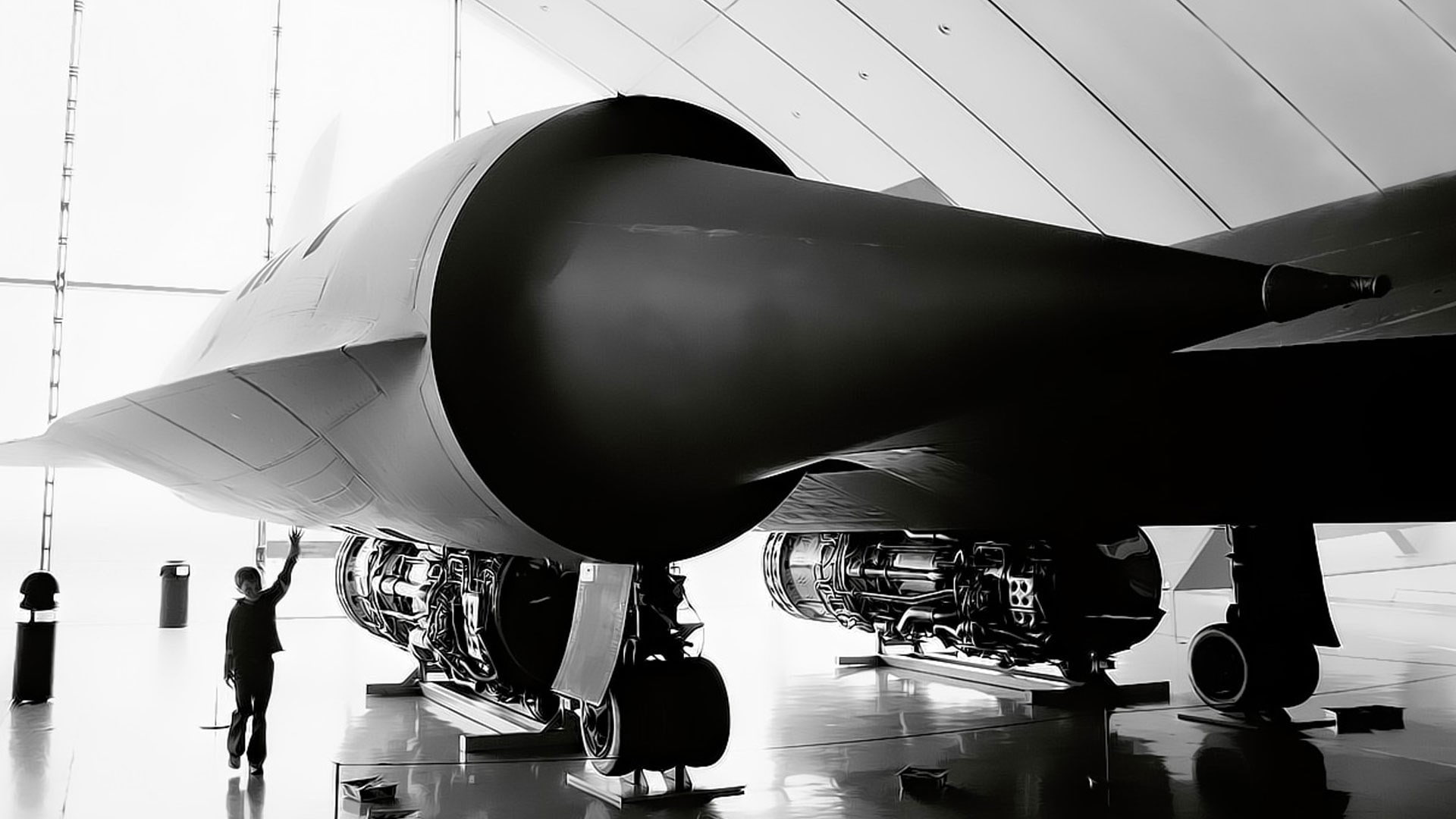 lockheed sr 71 blackbird, 1080P, HD Wallpaper