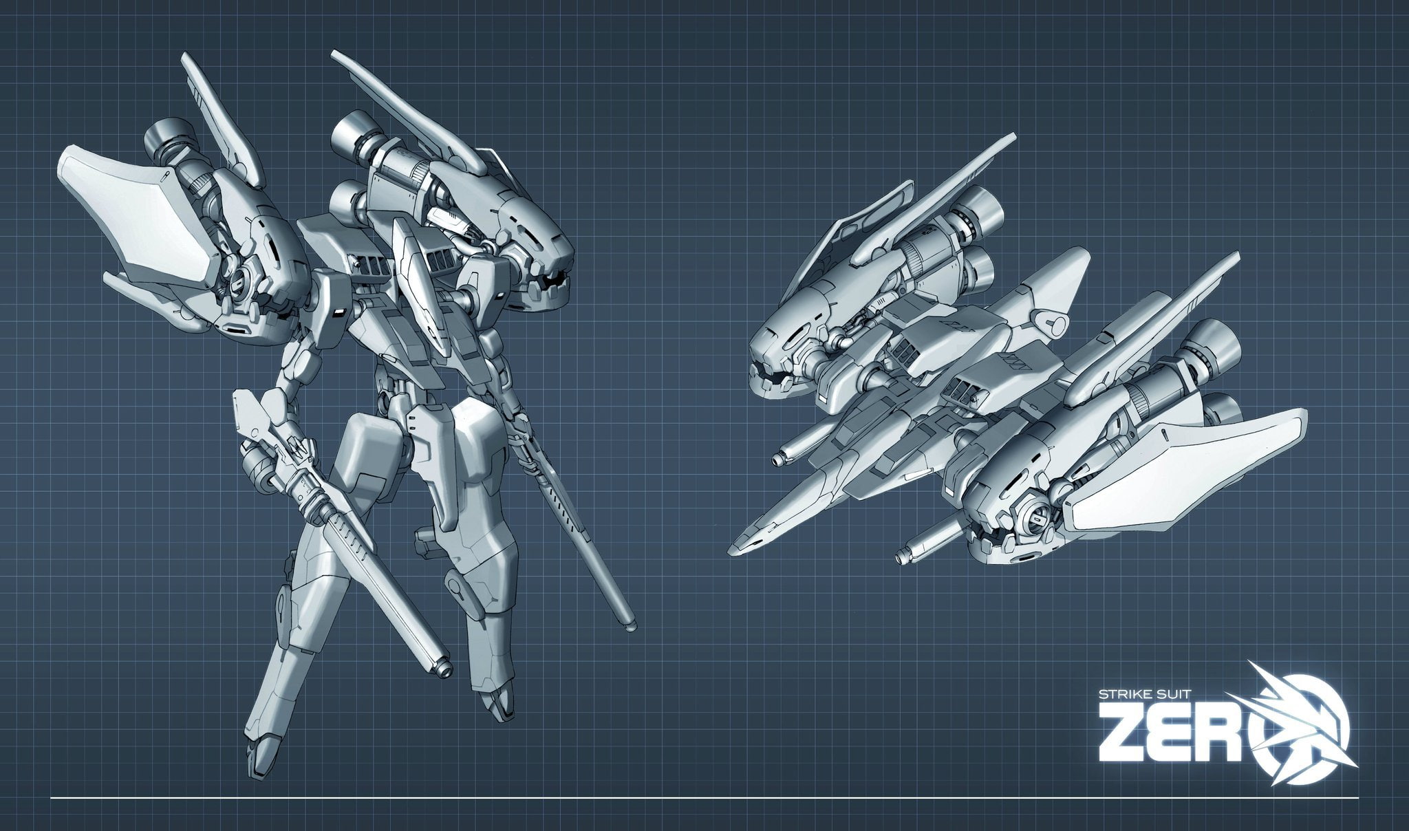 suit, 1ssz, 1080P, space, flight, simulator, combat, spaceship, sci, strike, mecha, HD Wallpaper