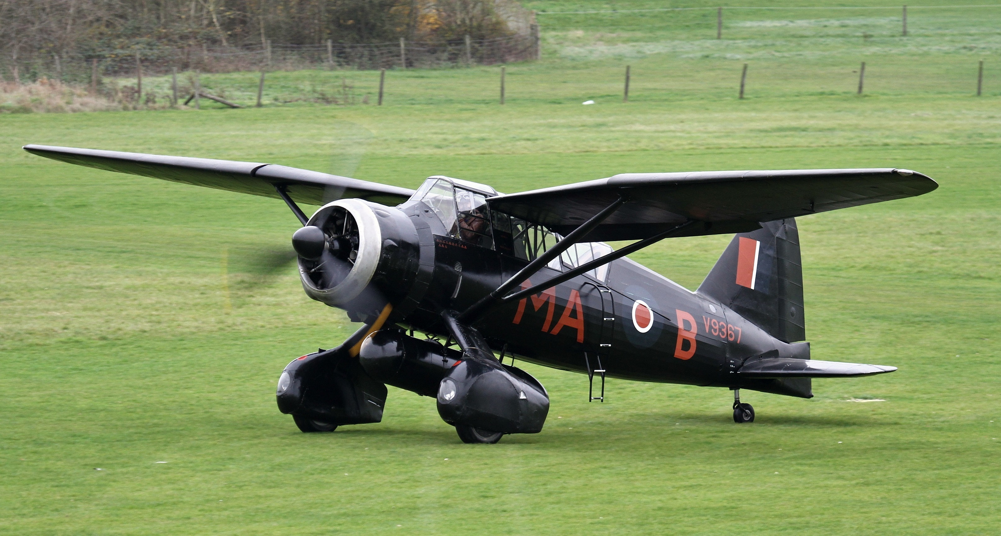 British, Lysander IIIA, WW2, field, tactical reconnaissance and liaison aircraft, the airfield, 2K, HD Wallpaper