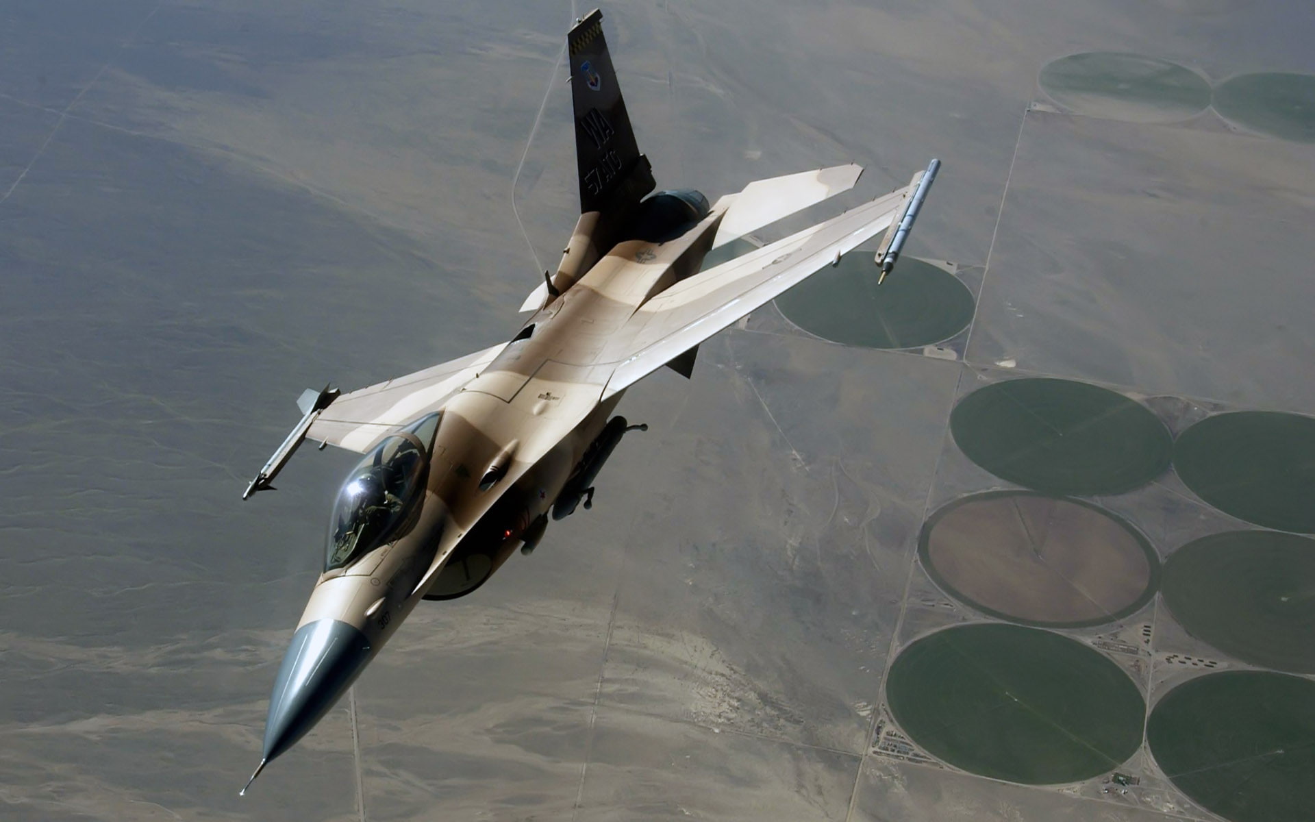 1080P, jetplane, flag, exercise, fighting, f, grey, brown, army, during, red, falcon, HD Wallpaper