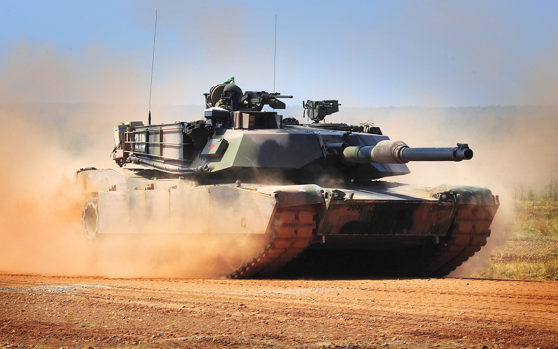 1080P, M1 Abrams, Tanks, HD Wallpaper
