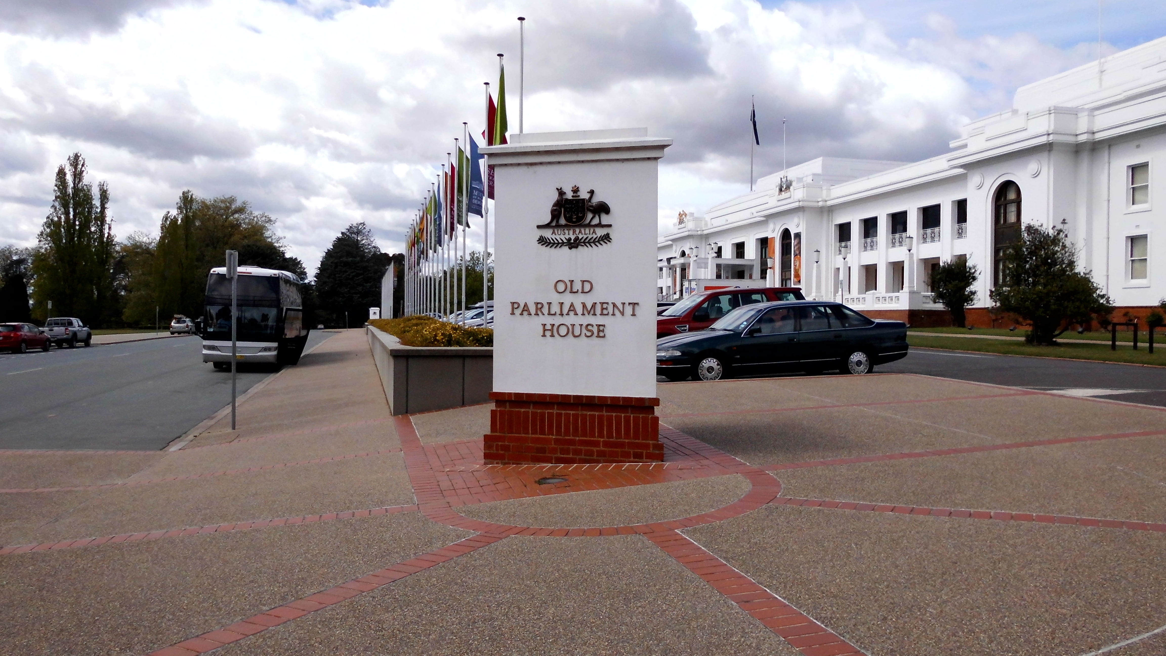 parliament, text, vote, communication, capital, motor vehicle, land vehicle, old parliament house, mode of transportation, government, national, democracy, HD Wallpaper