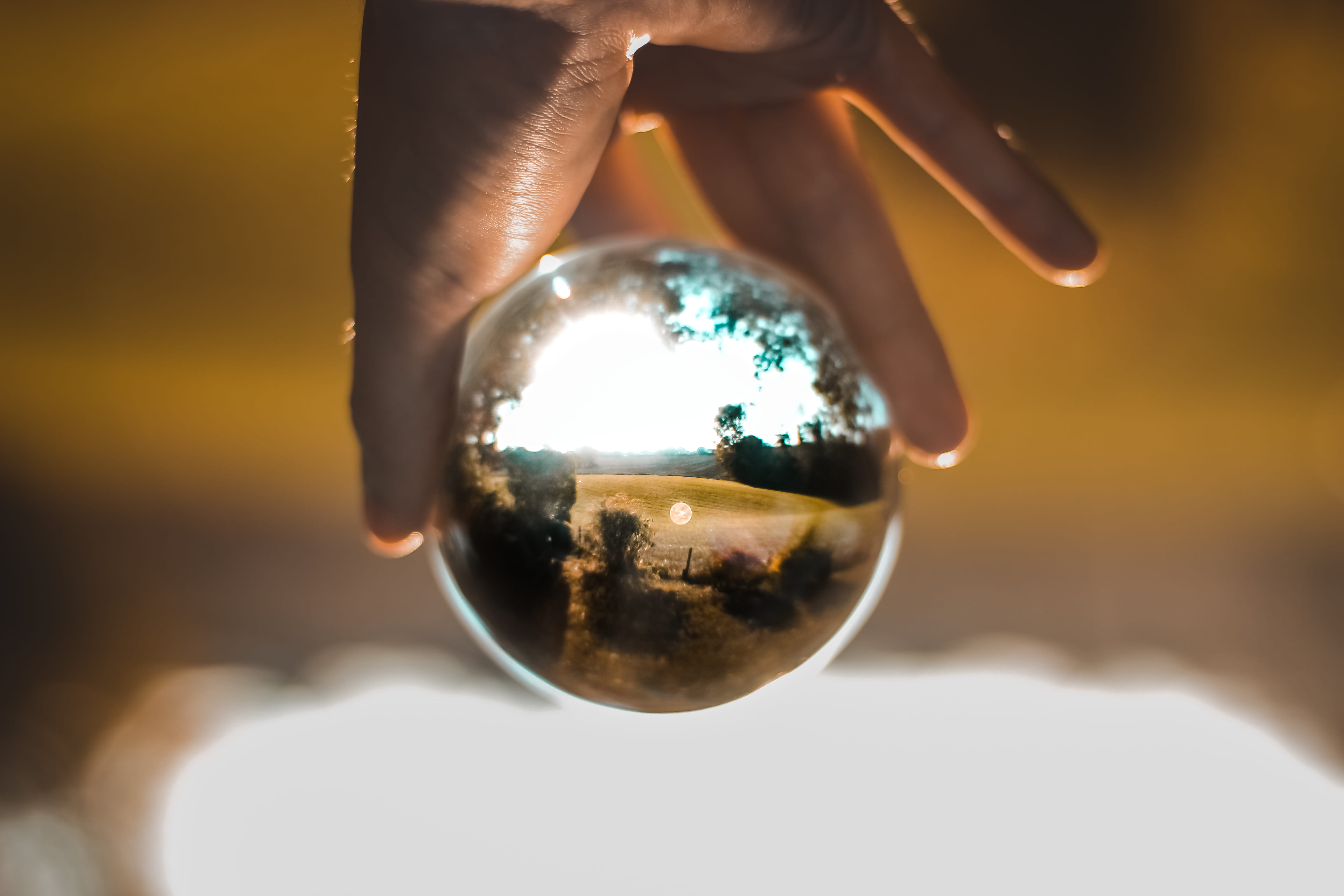 overijse, one person, focus on foreground, hand, lifestyles, outdoors, real people, close-up, glass - material, transparent, sphere, human finger, body part, HD Wallpaper