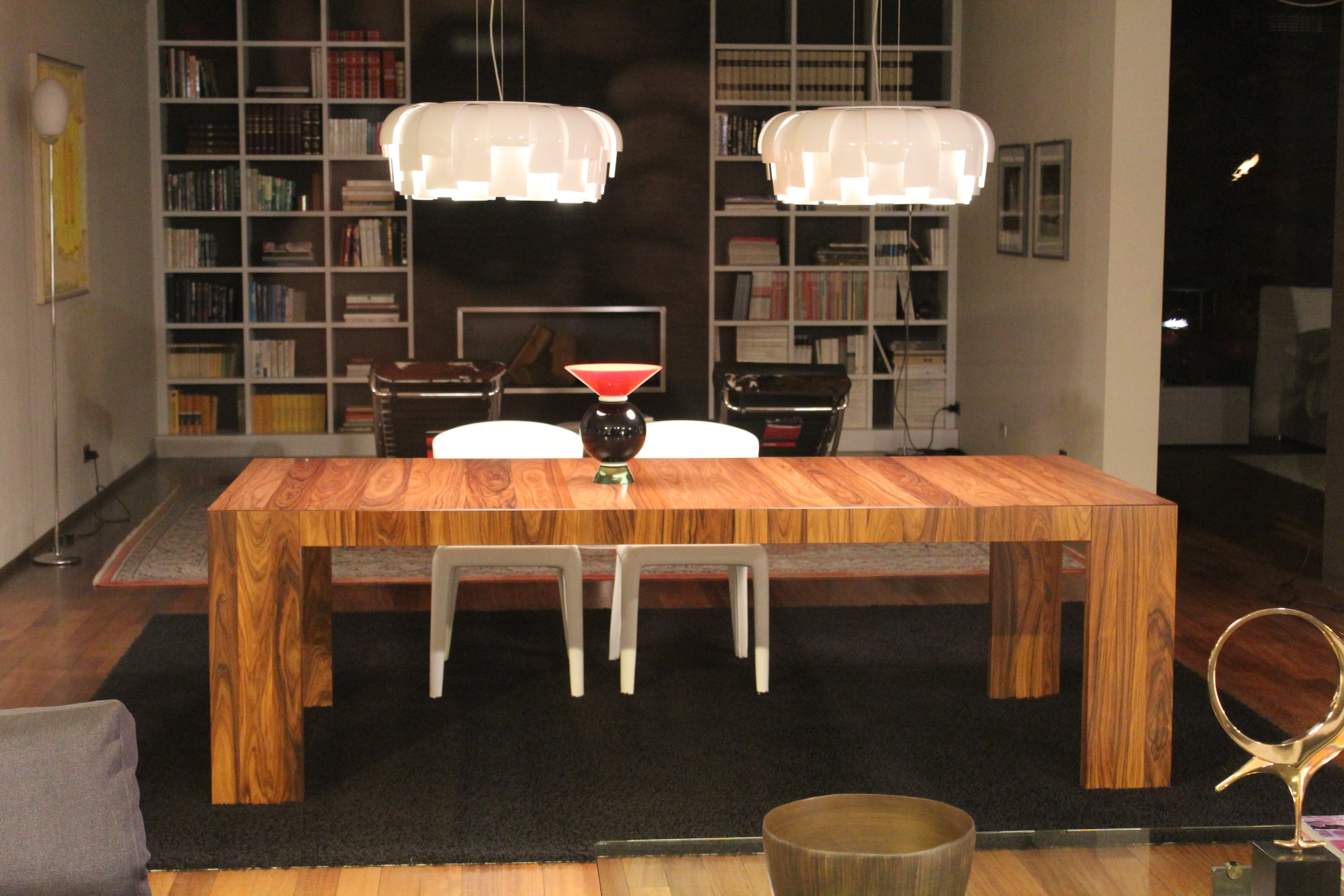 setting, pendant light, wooden table, cafe, transparent, rug, illuminated, no people, books, glass, furnitures, family, glass - material, lighting equipment, HD Wallpaper