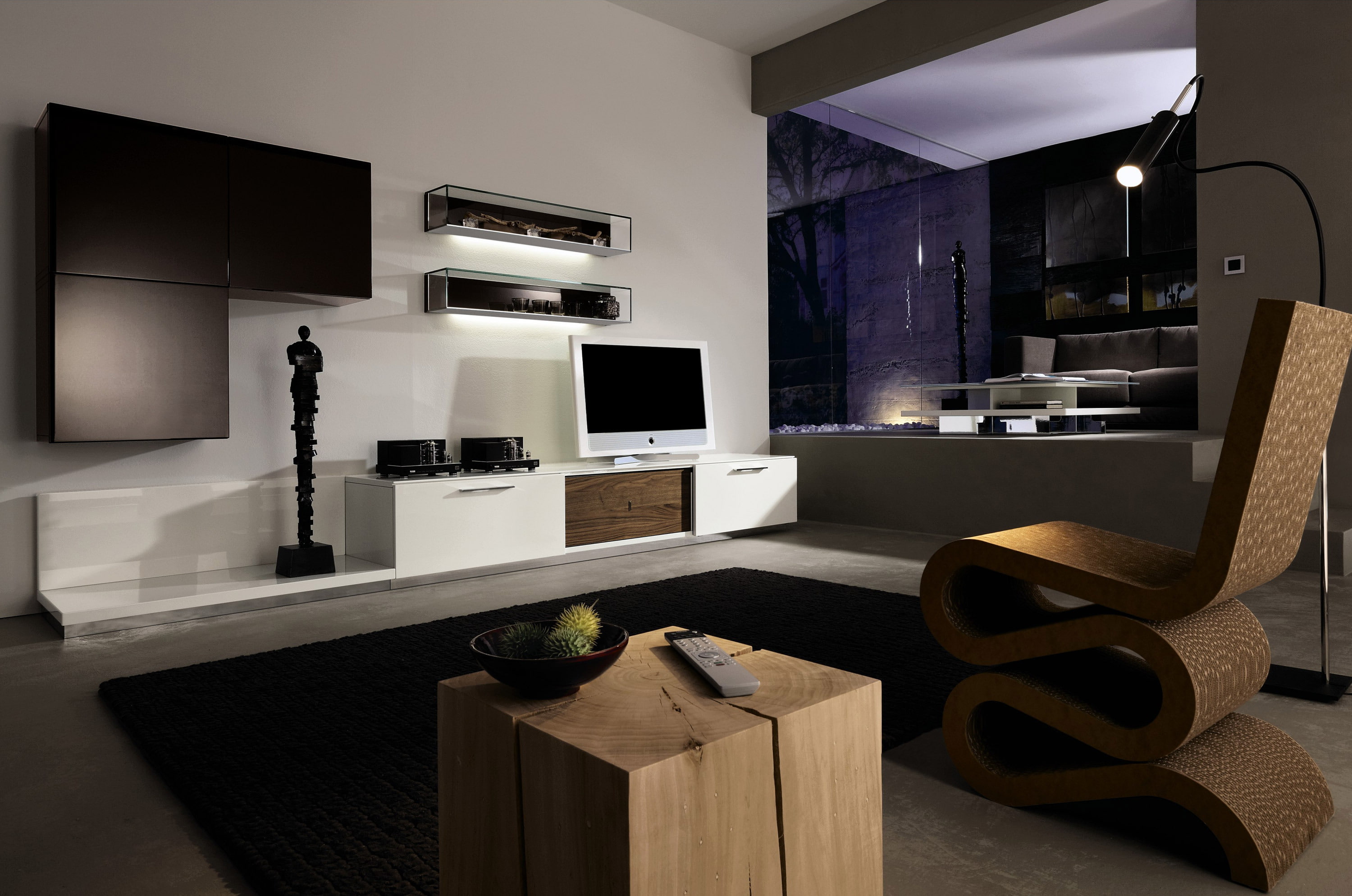 2K, wood - Material, table, wooden, wealth, no People, design, black Color, home showcase interior, flooring, indoors, apartment, television Set, house, HD Wallpaper