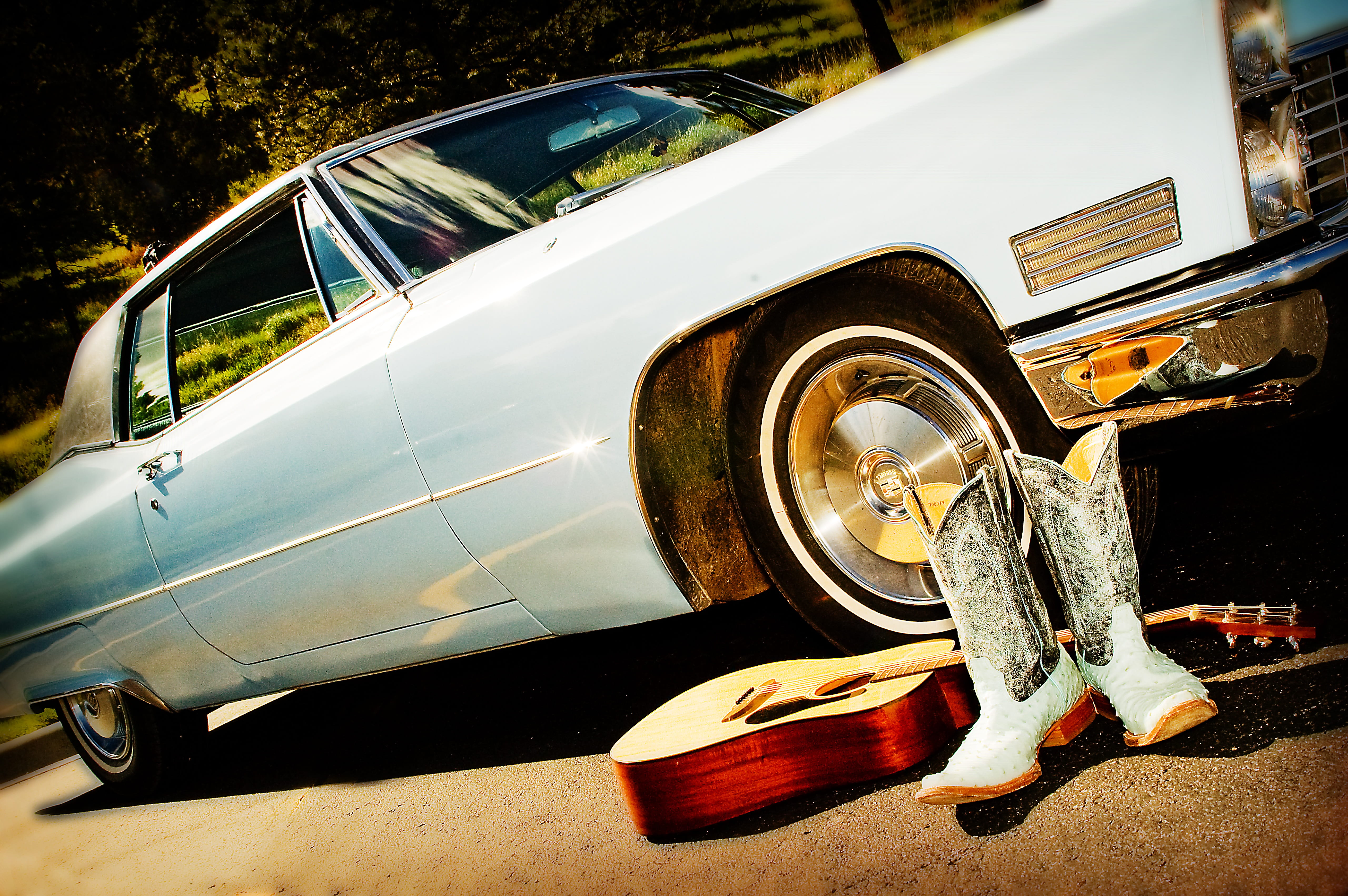 antique, baby blue, car tire, outdoors, reflection, mode of transportation, collectors car, musical instruments, driving, transportation, 5K, classic car, HD Wallpaper