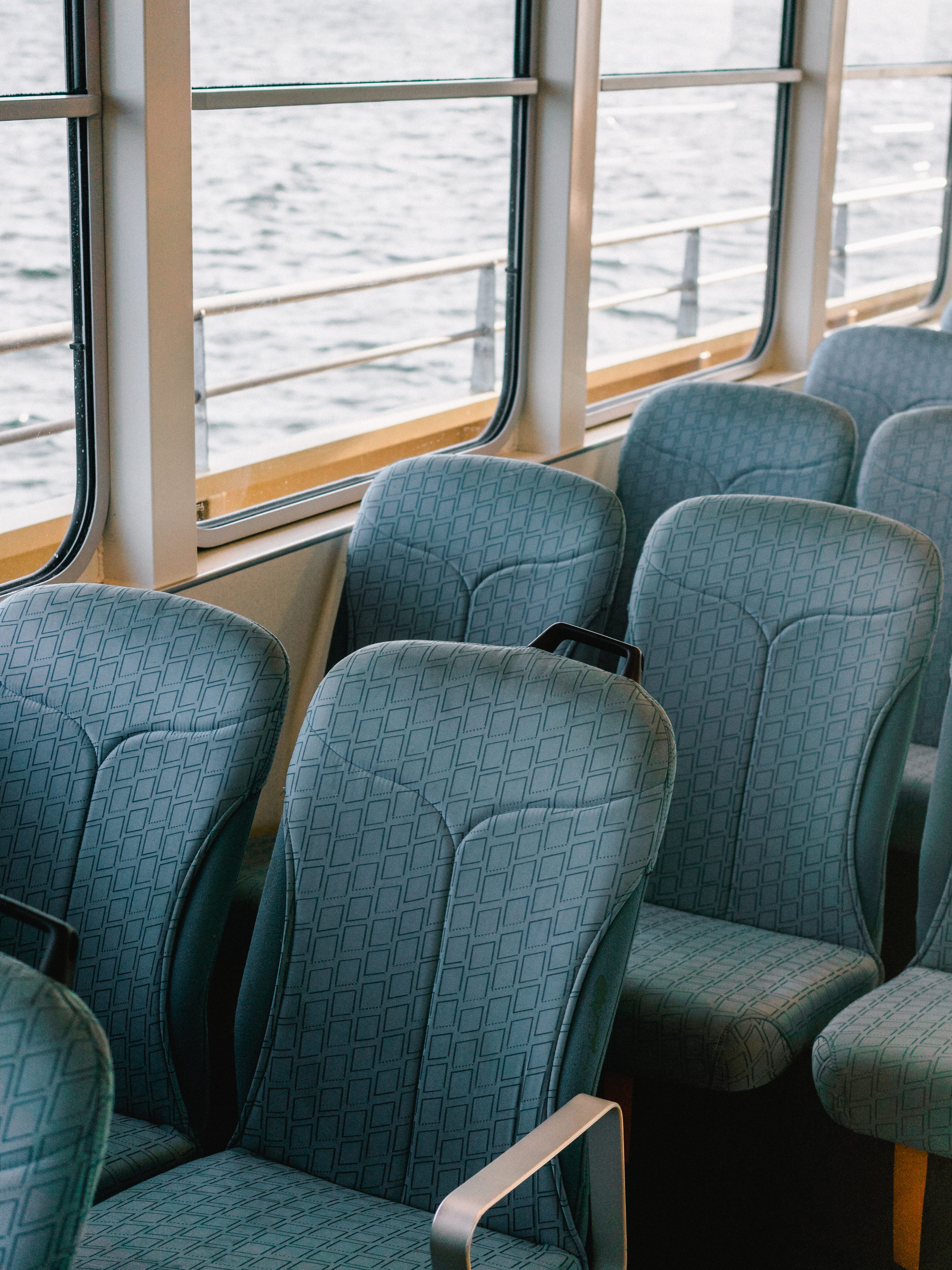 waiting room, mode of transportation, rail transportation, train, vehicle seat, skin, vehicle interior, electronics, furniture, vehicle, boat, pillow, 5K, Phone HD Wallpaper