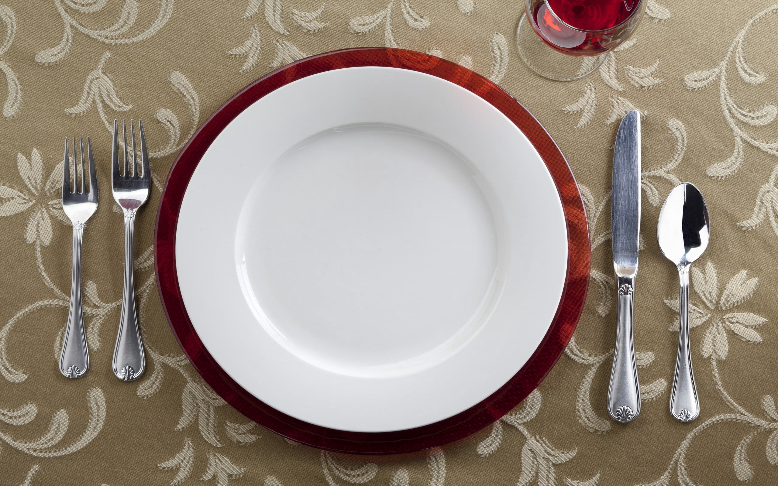 place Setting, clean, table, empty plate, elegance, silver Colored, dinner, indoors, arrangement, ceramic, silver - Metal, preparation, porcelain, decoration, HD Wallpaper