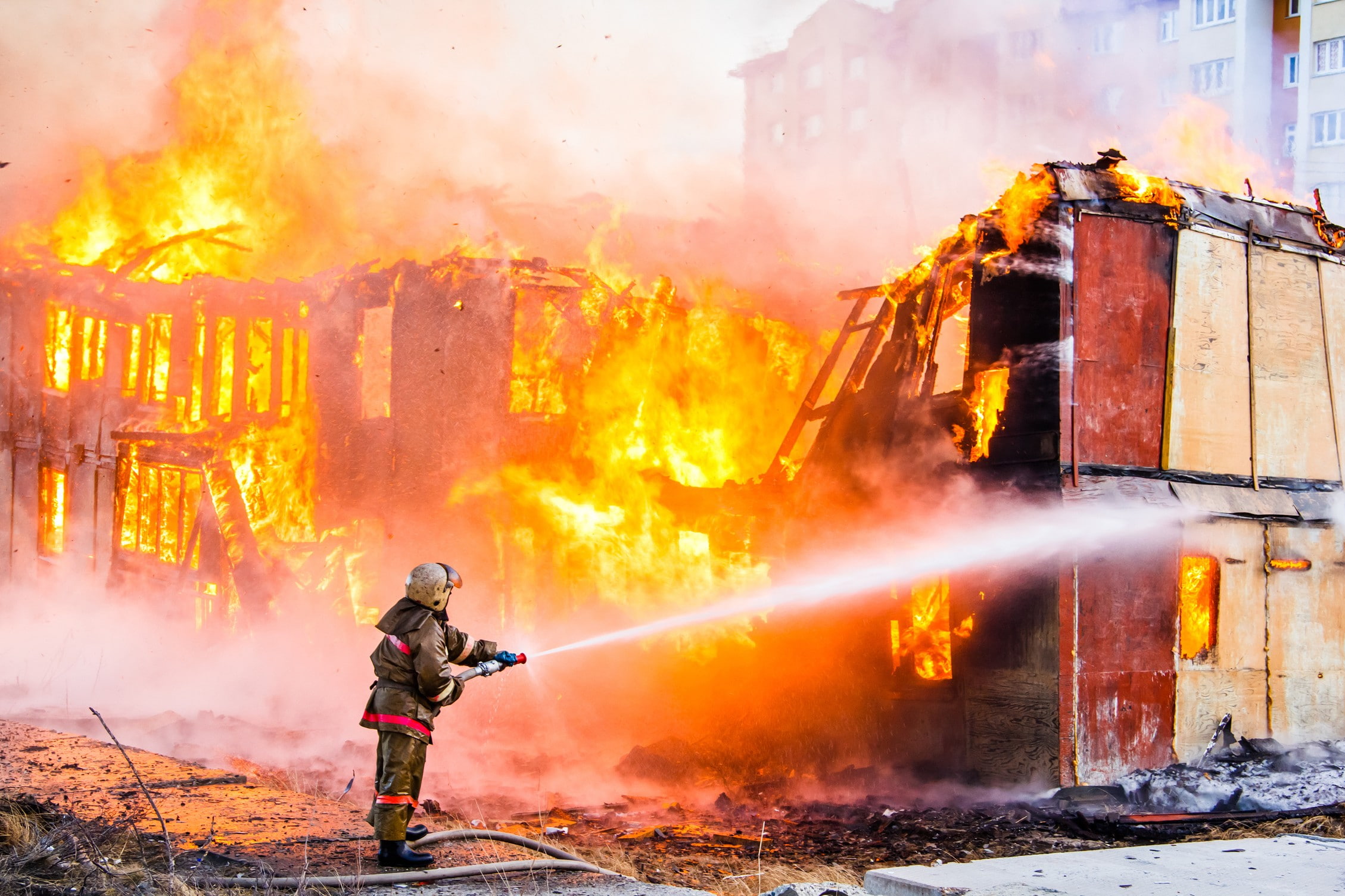 1080P, fire - natural phenomenon, accidents and disasters, security, burning, spraying, emergency equipment, adult, nature, protection, uniform, sign, HD Wallpaper