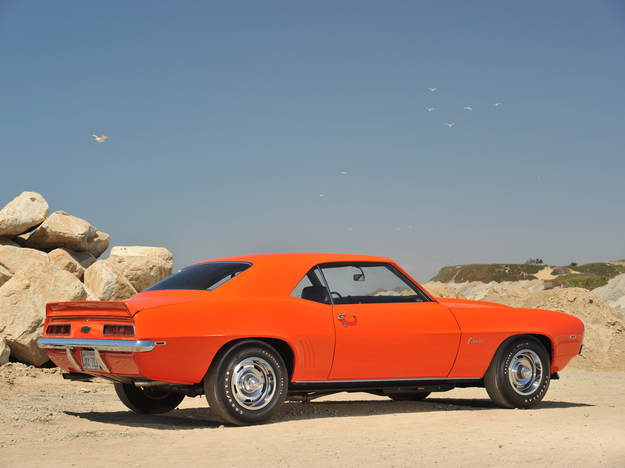 zl 1, chevrolet, camaro, 1969, classic, 1080P, muscle, HD Wallpaper