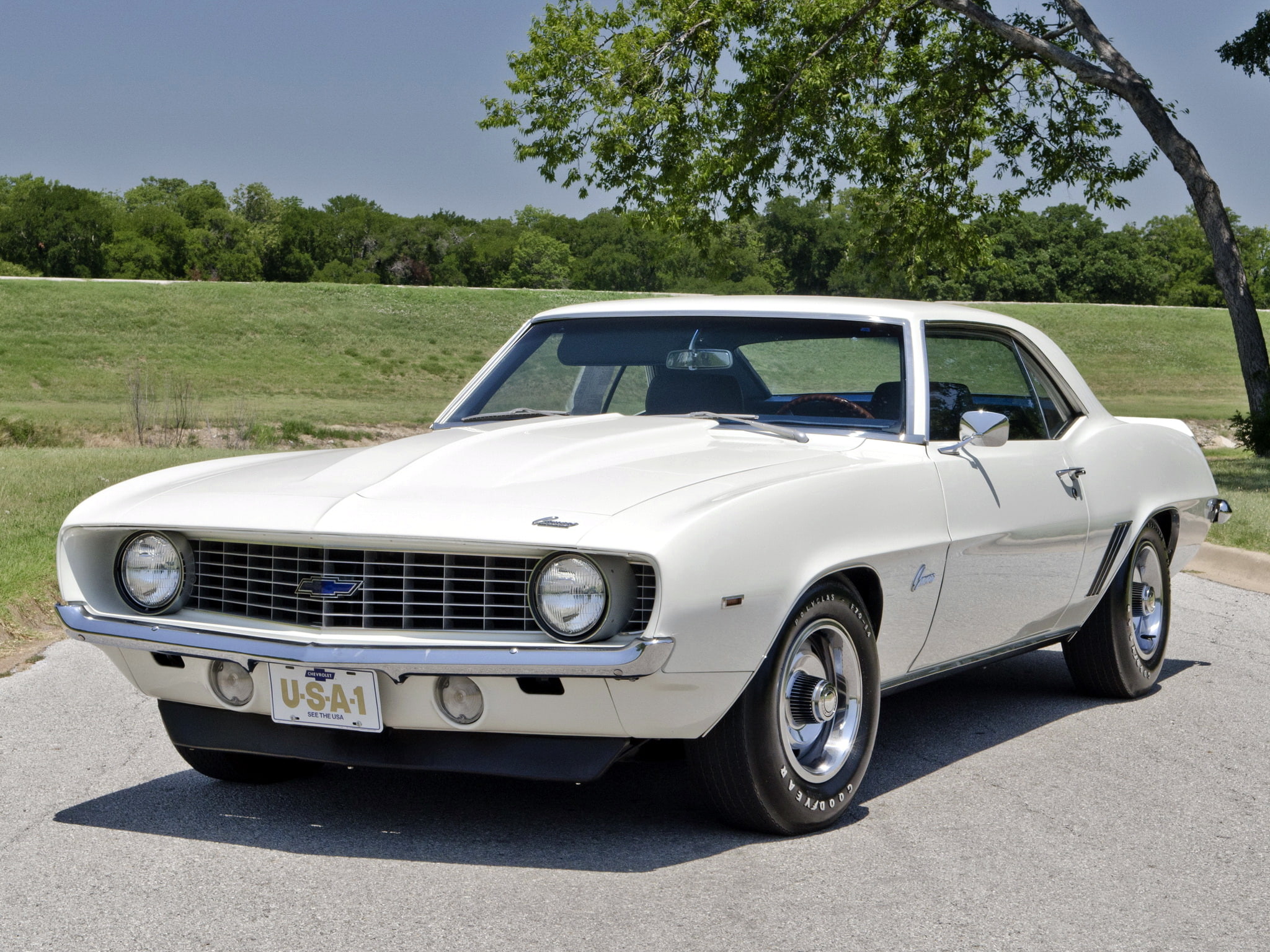 classic, muscle, chevrolet, camaro, 1969, 1080P, zl 1, HD Wallpaper