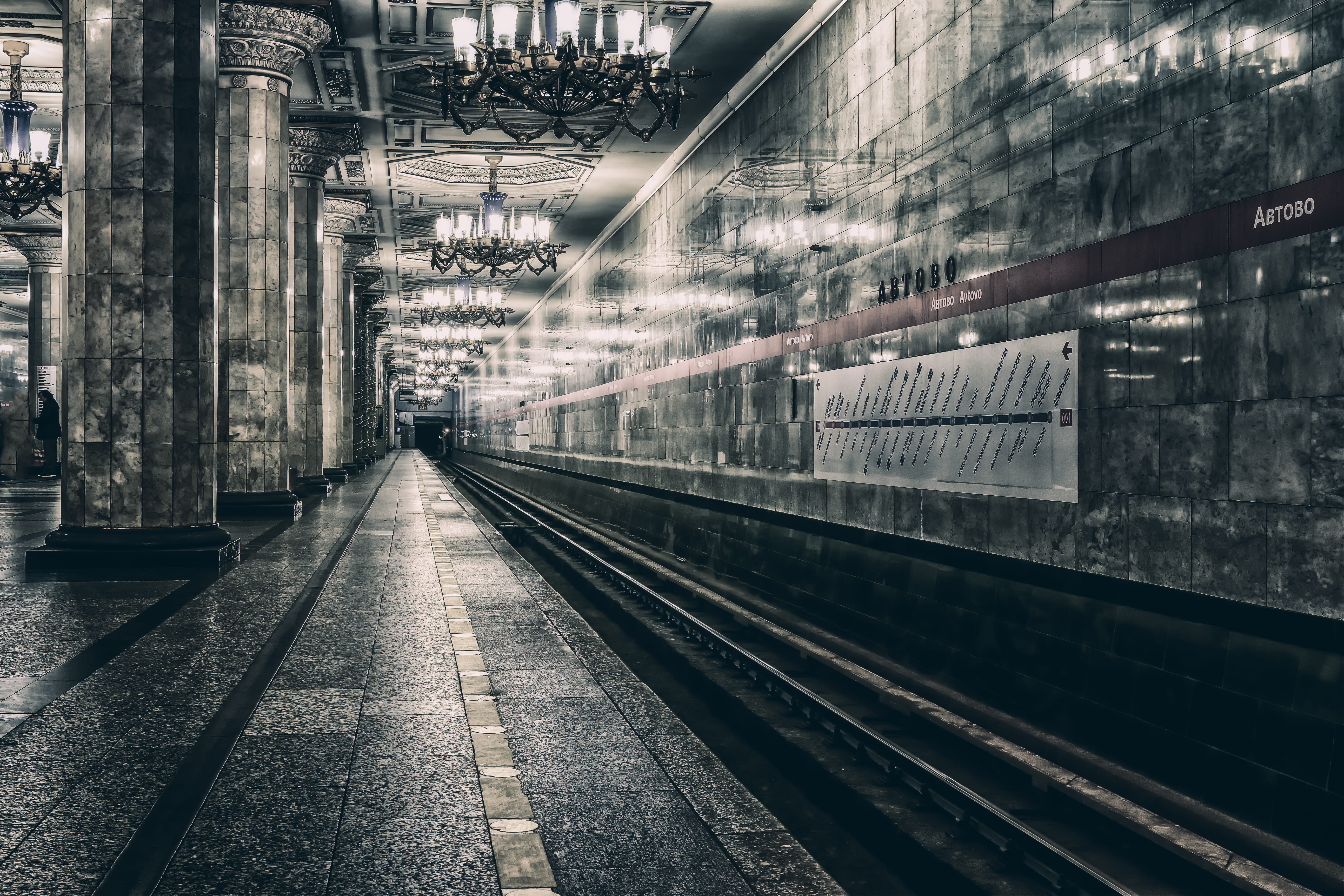 station, transportation, maintained, train - vehicle, building exterior, transport, diminishing perspective, metro station, railroad station, railway station, HD Wallpaper