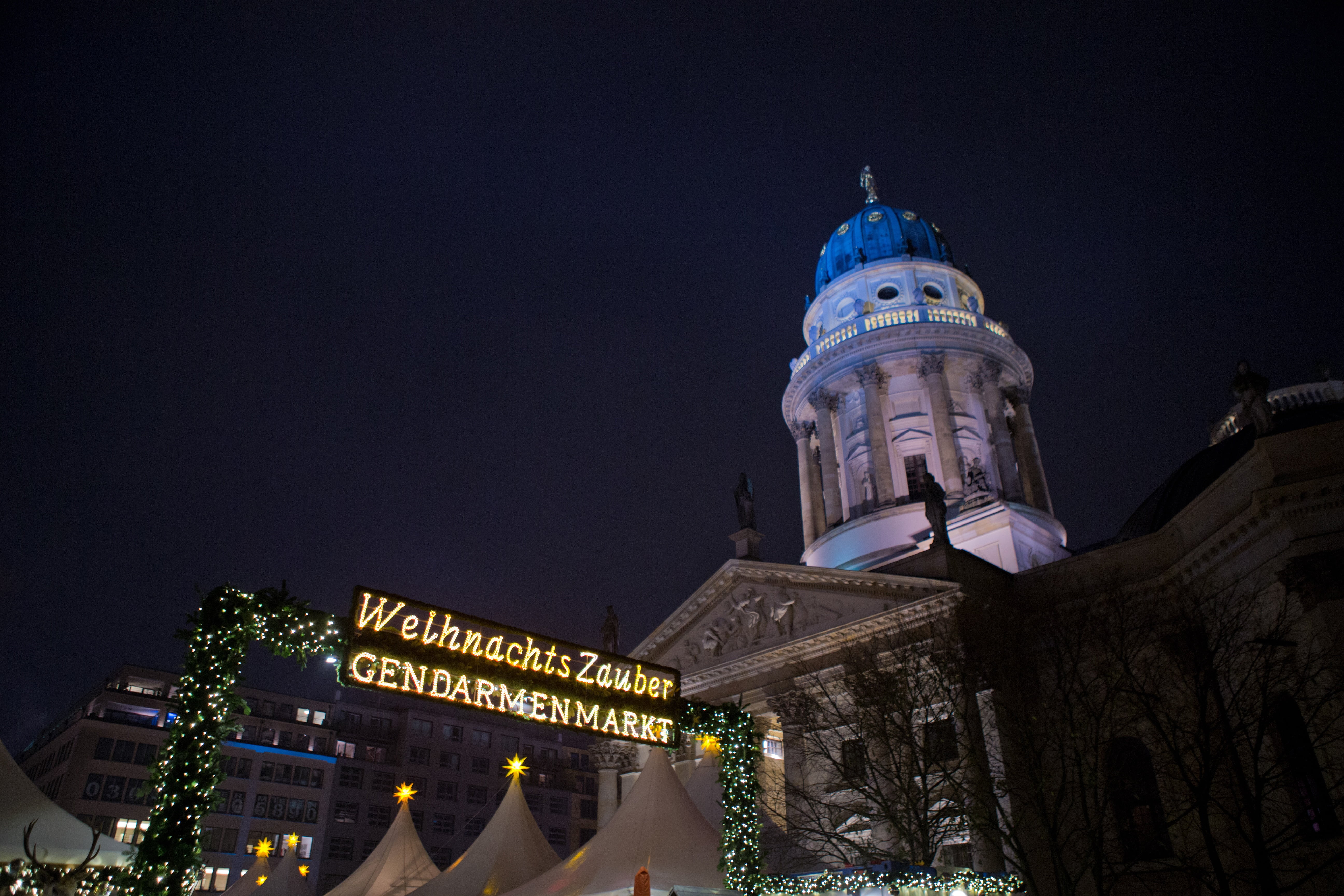 architecture, history, place of worship, built structure, christmas market, communication, text, travel destinations, building exterior, sky, nature, illuminated, HD Wallpaper