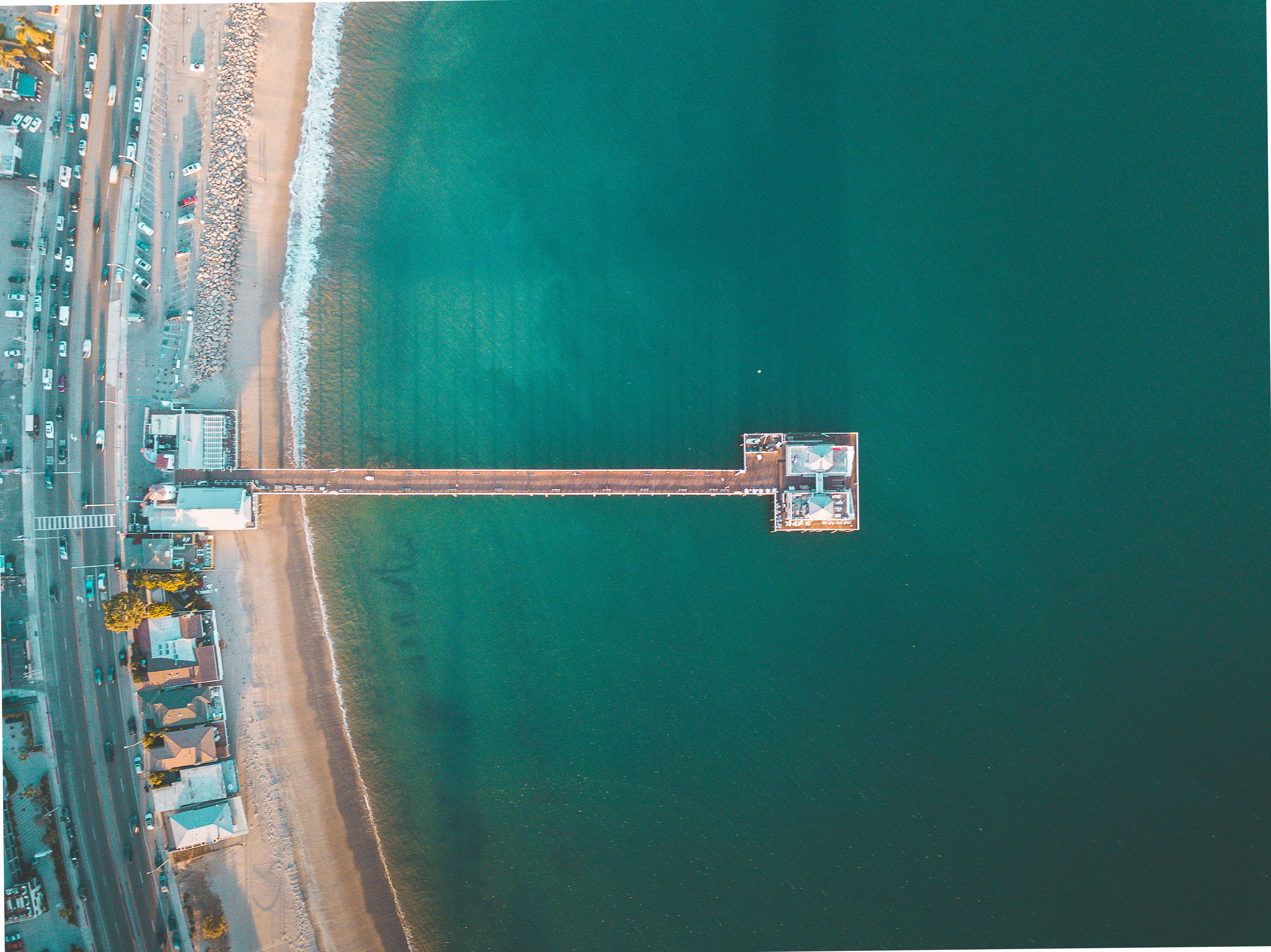 no people, industrial ship, ship, nautical vessel, water, bay, green, container ship, 4K, sea, view, transportation, aerial, outdoors, ocean, cargo container, HD Wallpaper
