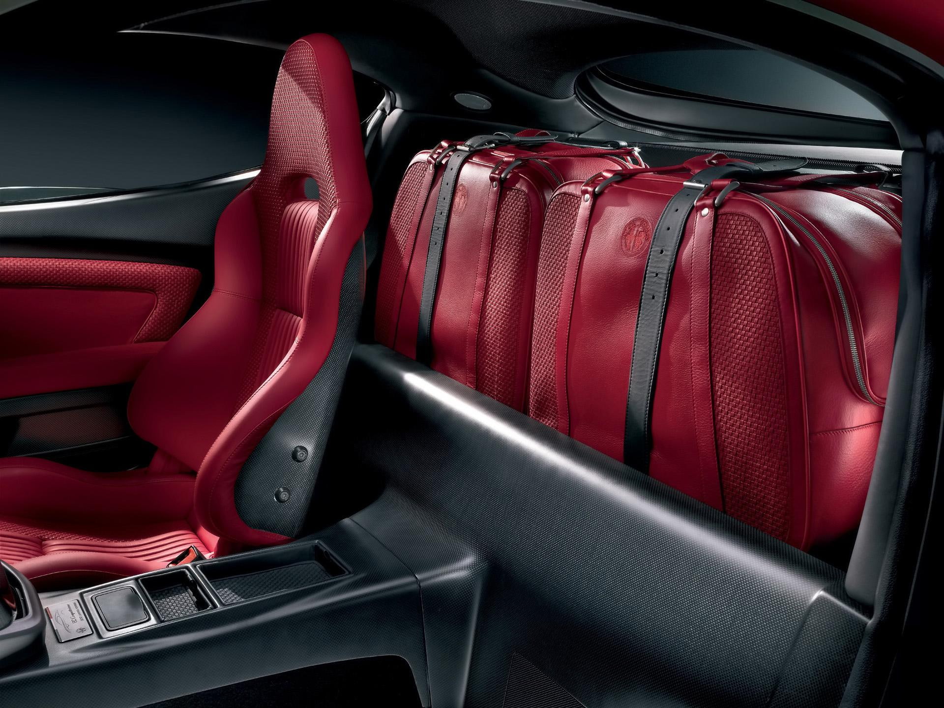 alfa, red, romeo, vehicle seat, seat, luxury, transportation, close-up, indoors, empty, car interior, mode of transportation, vehicle interior, steering wheel, HD Wallpaper