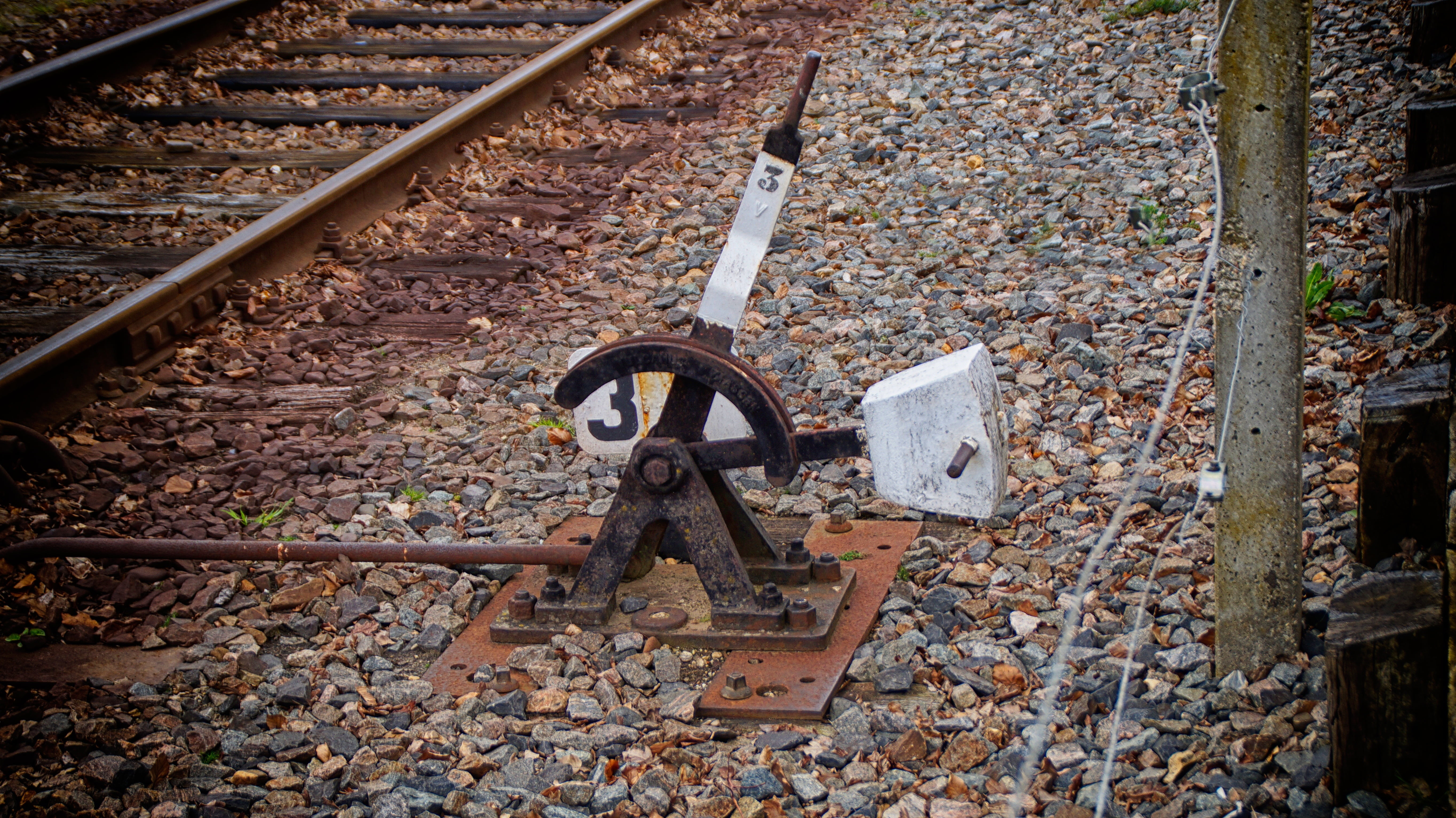 land, rails, close-up, netherlands, tracks, outdoors, dutch train, no people, exchange, public transport, day, old, metal, high angle view, train, 5K, HD Wallpaper