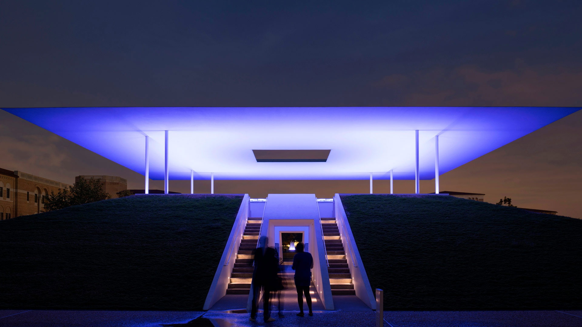 1080P, Houston, Twilight Epiphany, Texas, rice University, USA, HD Wallpaper
