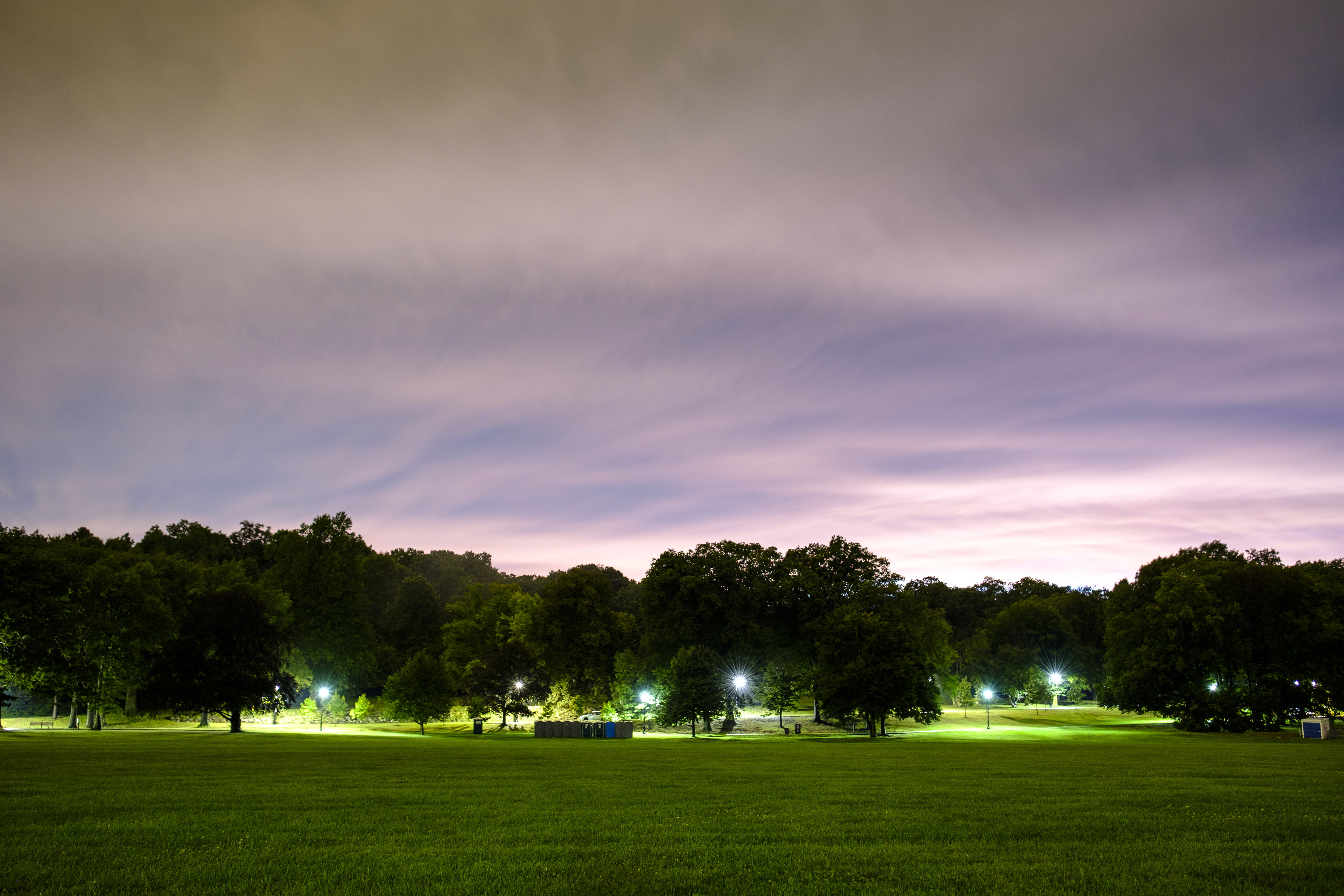 environment, nature, night, growth, no people, 5K, tree, moving, green color, slow, united states, scenics - nature, polls, new jersey, cloudes, park, HD Wallpaper