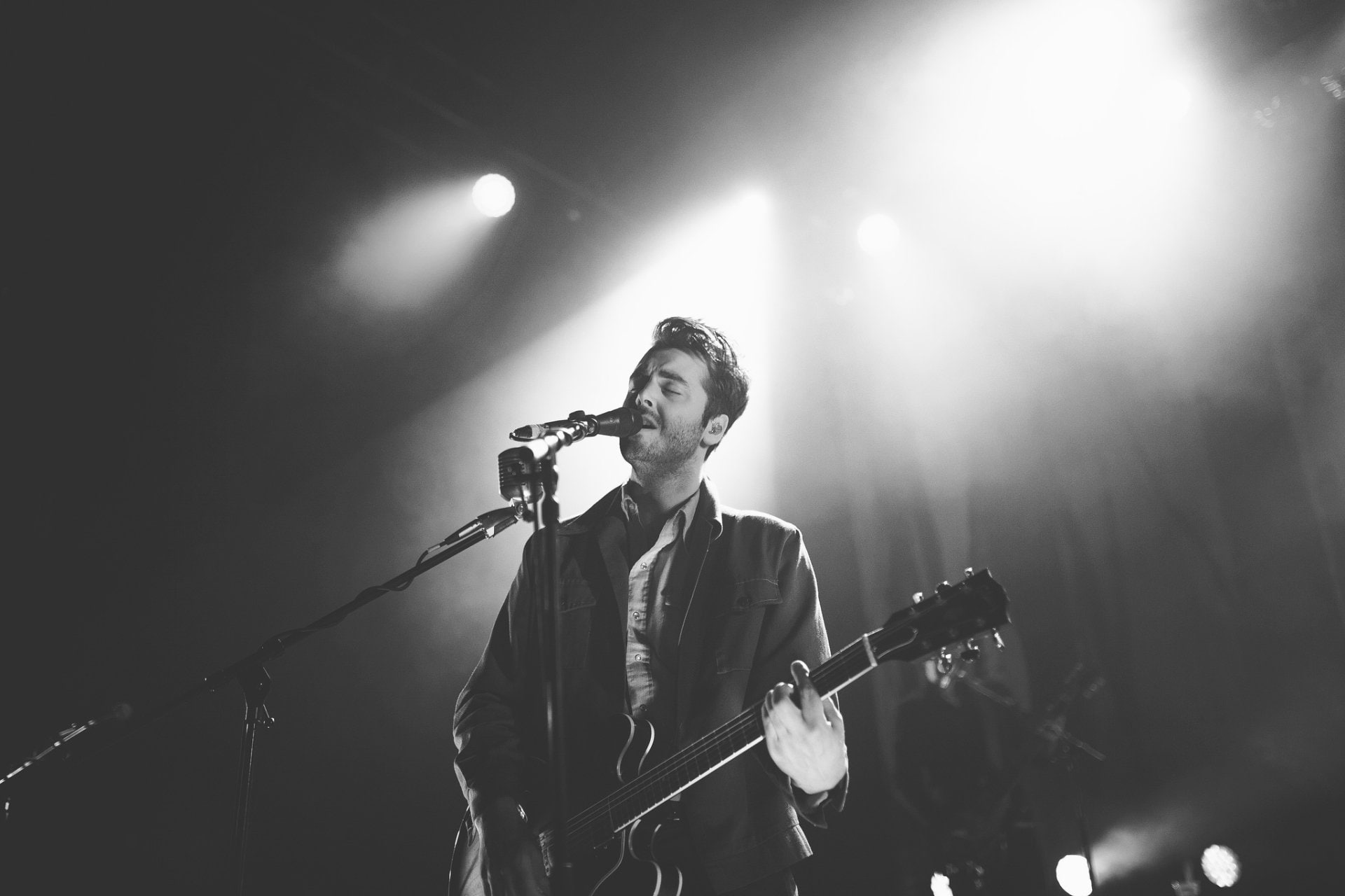 Lord Huron, Singer, Music, Folk, 1080P, American, Black and White, HD Wallpaper