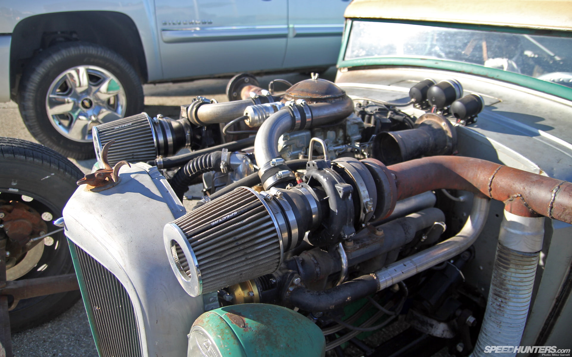 1080P, hd, engine, turbo, rat, cars, car, classic, rod, HD Wallpaper