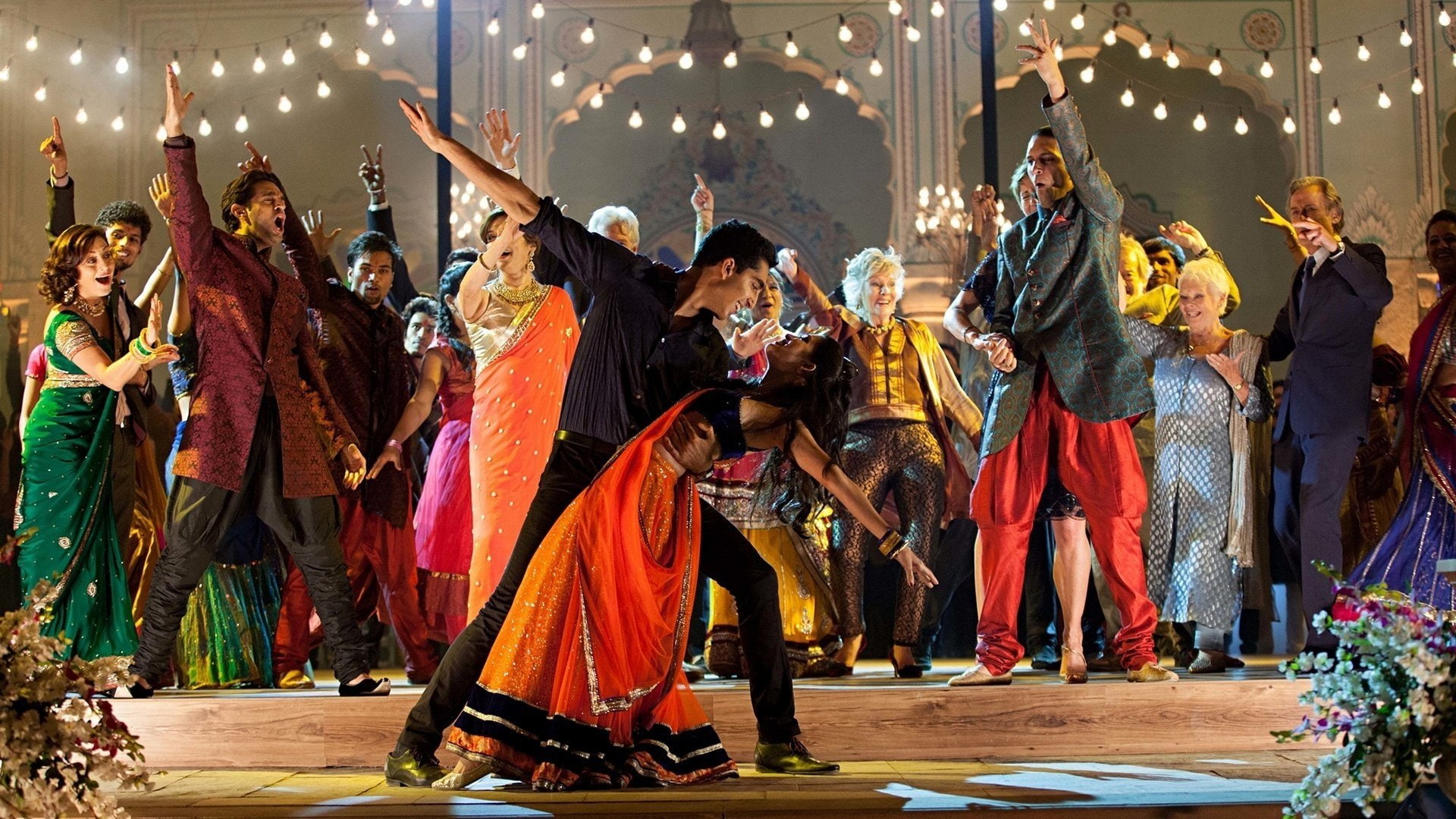 Tina Desai, Dev Patel, The Second Best Exotic Marigold Hotel, Movie, 1080P, HD Wallpaper