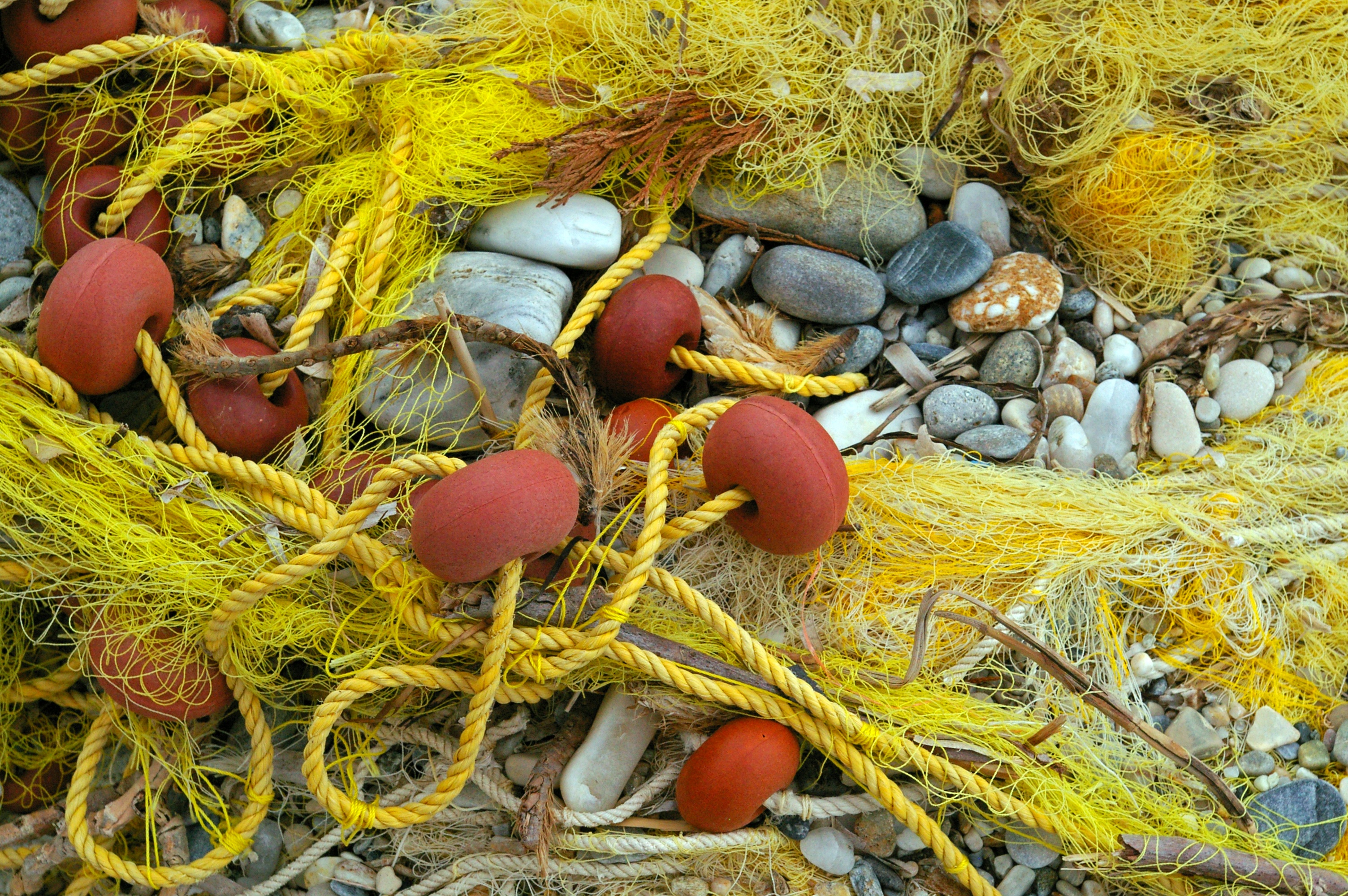 still life, abundance, food and drink, boot, commercial fishing net, greece, samos, nature, fishing, outdoors, fischer, large group of objects, greek island, HD Wallpaper