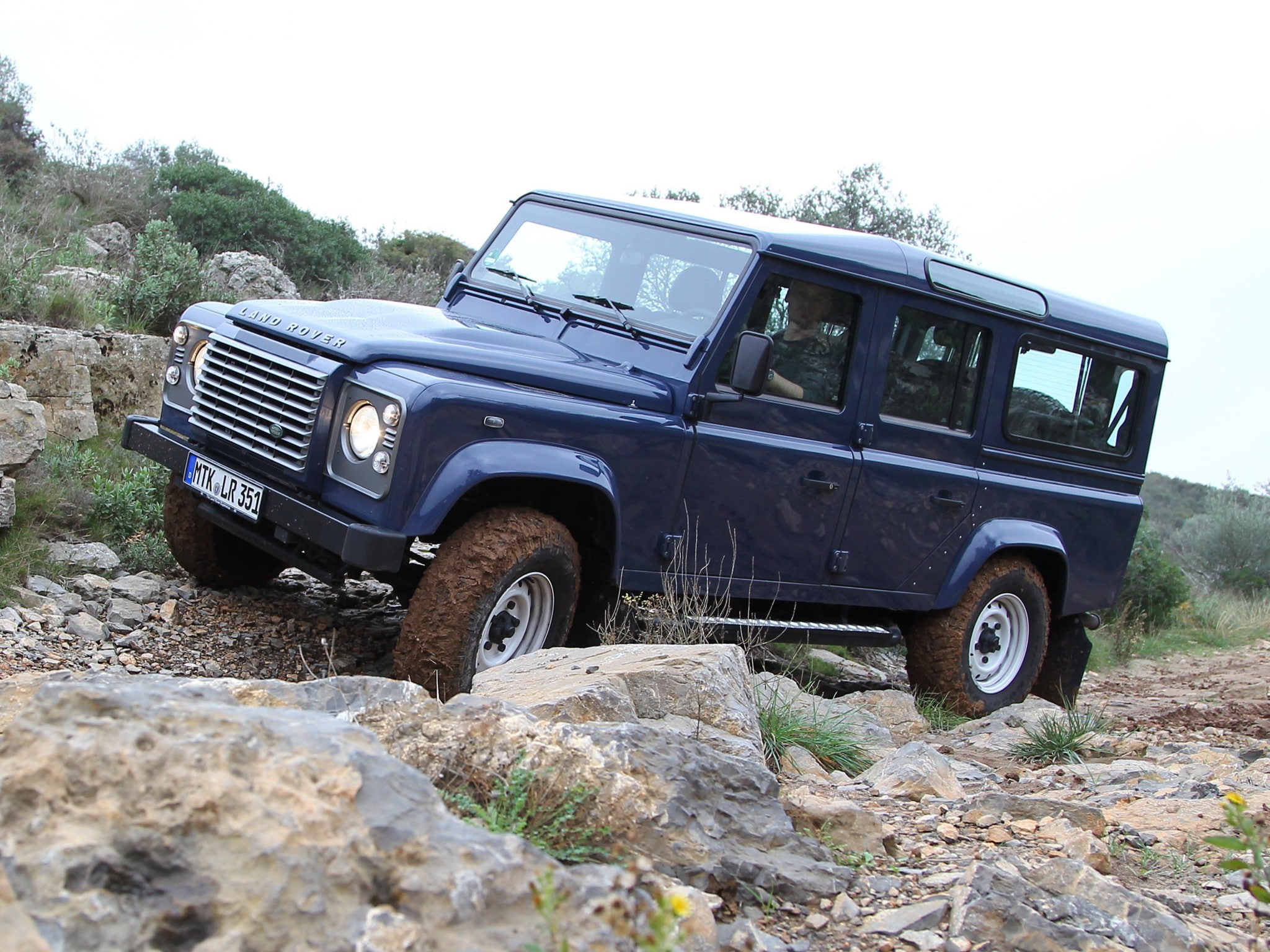 2007, 1080P, rover, stationwagon, 4x4, 110, defender, eu spec, suv, land, HD Wallpaper