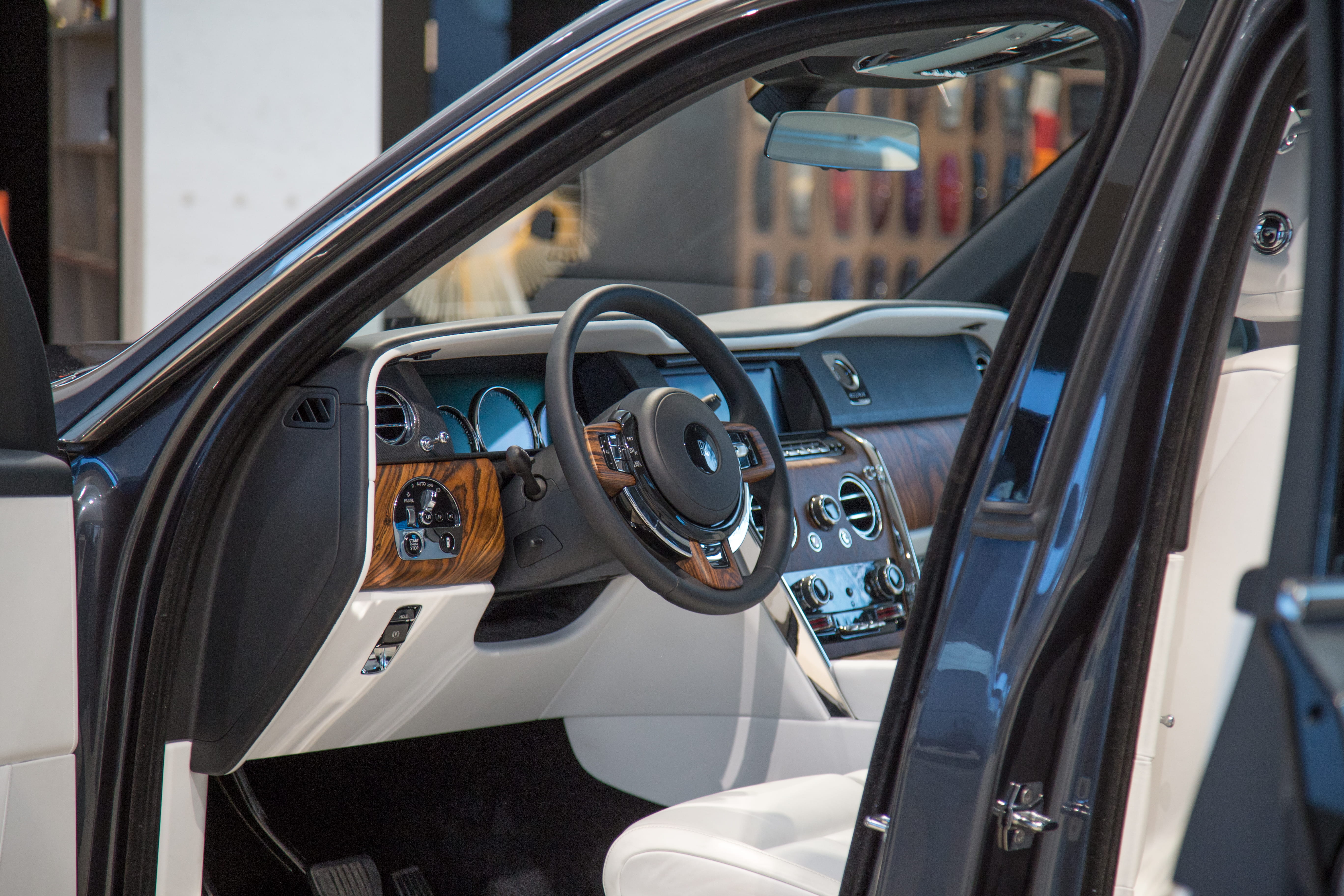 window, windshield, steering wheel, electronics, car wheel, vehicle, control, automobile, car, glass - material, 5K, outdoors, no people, mode of transportation, HD Wallpaper