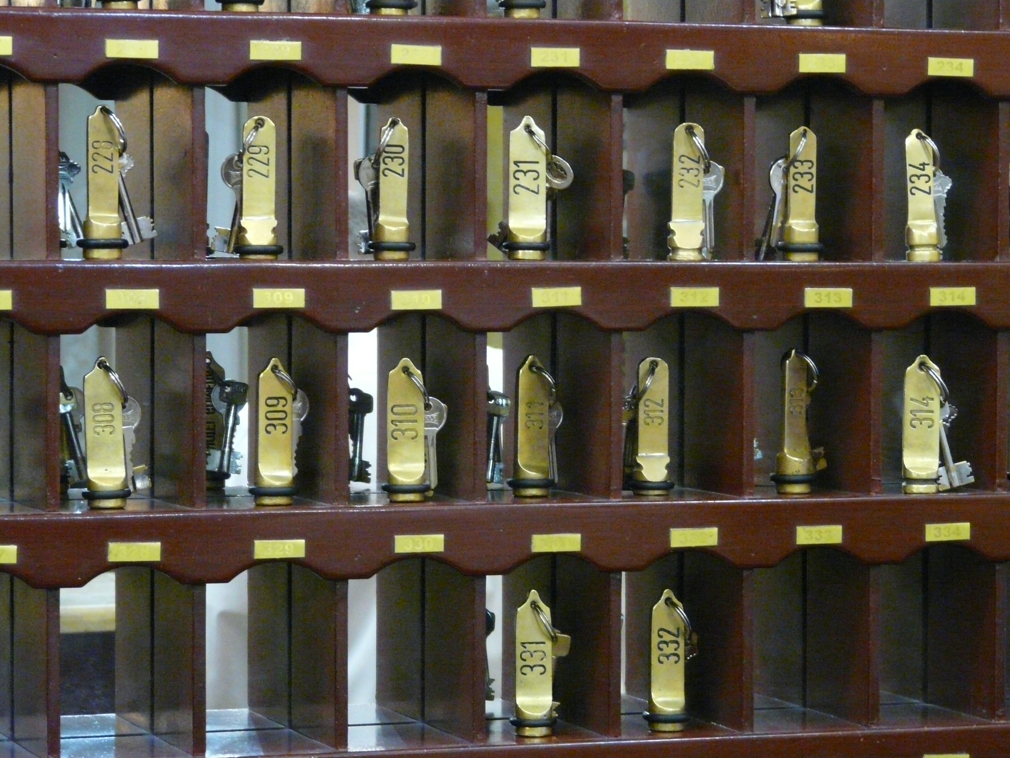 abundance, hotel, open, text, full frame, side by side, key, in a row, gold, room key, close-up, key counter, religion, cubby, 2K, brown, no people, arrangement, HD Wallpaper